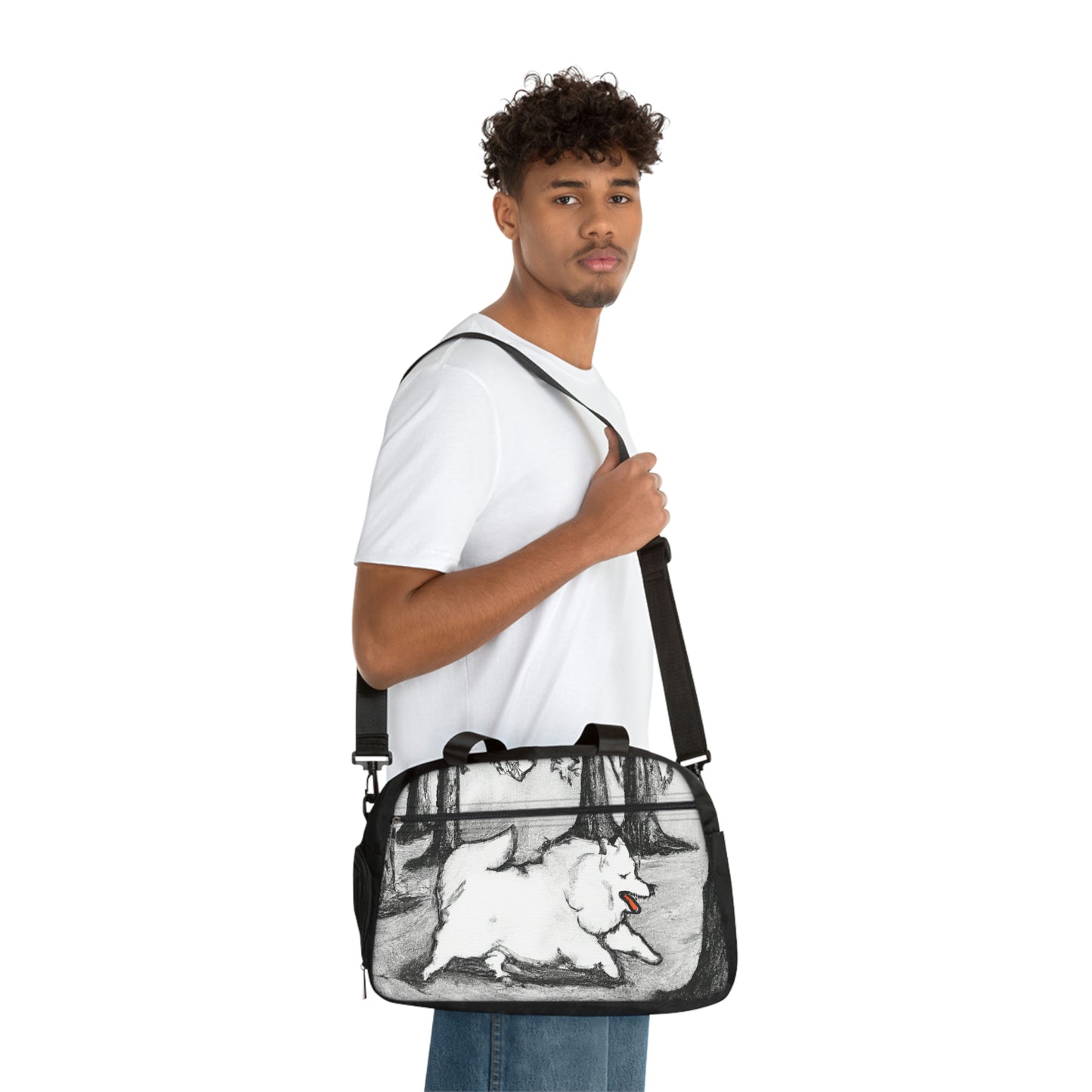 Samoyed Workout Fitness Bag