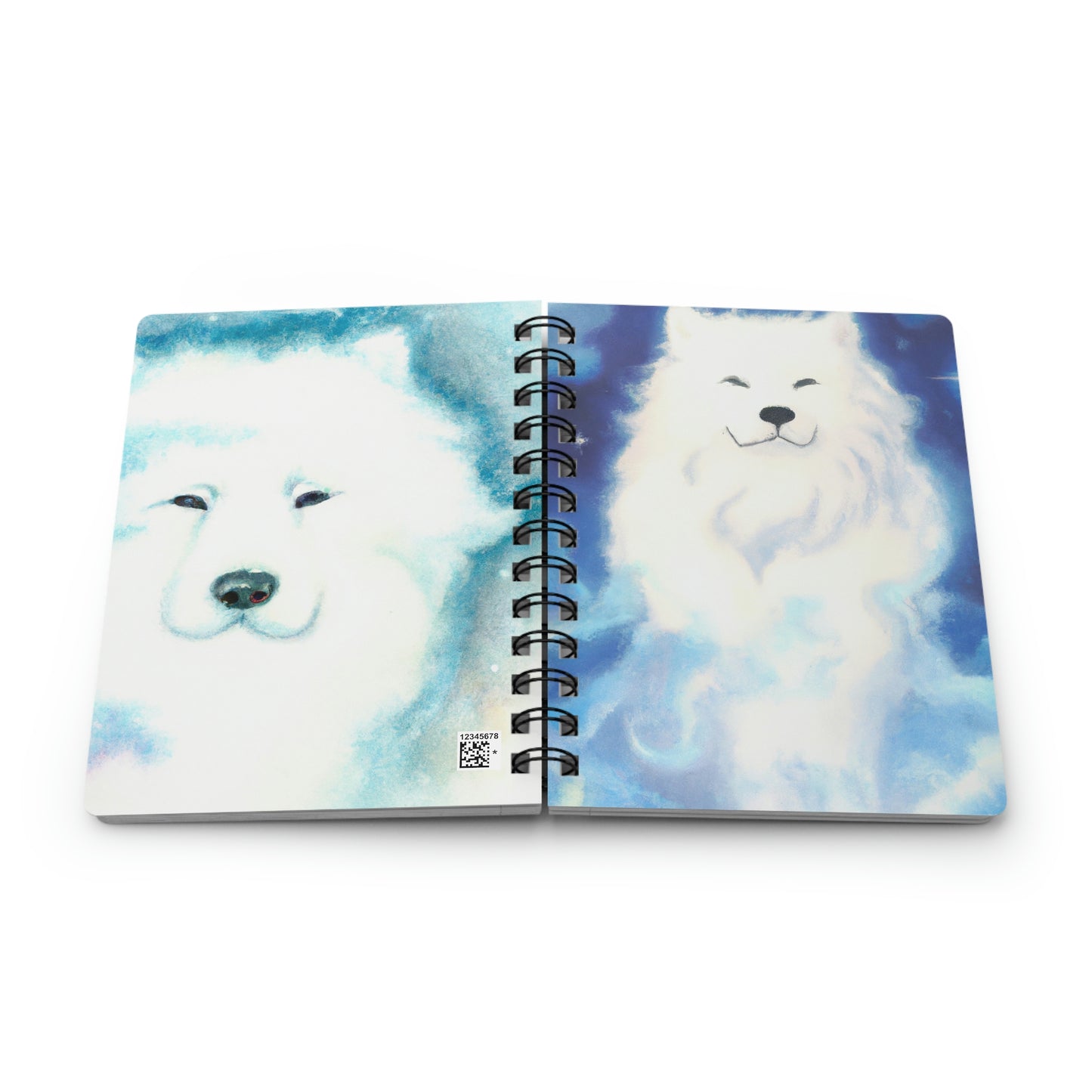 Mystical Cloud Samoyed Spiral Bound Journal