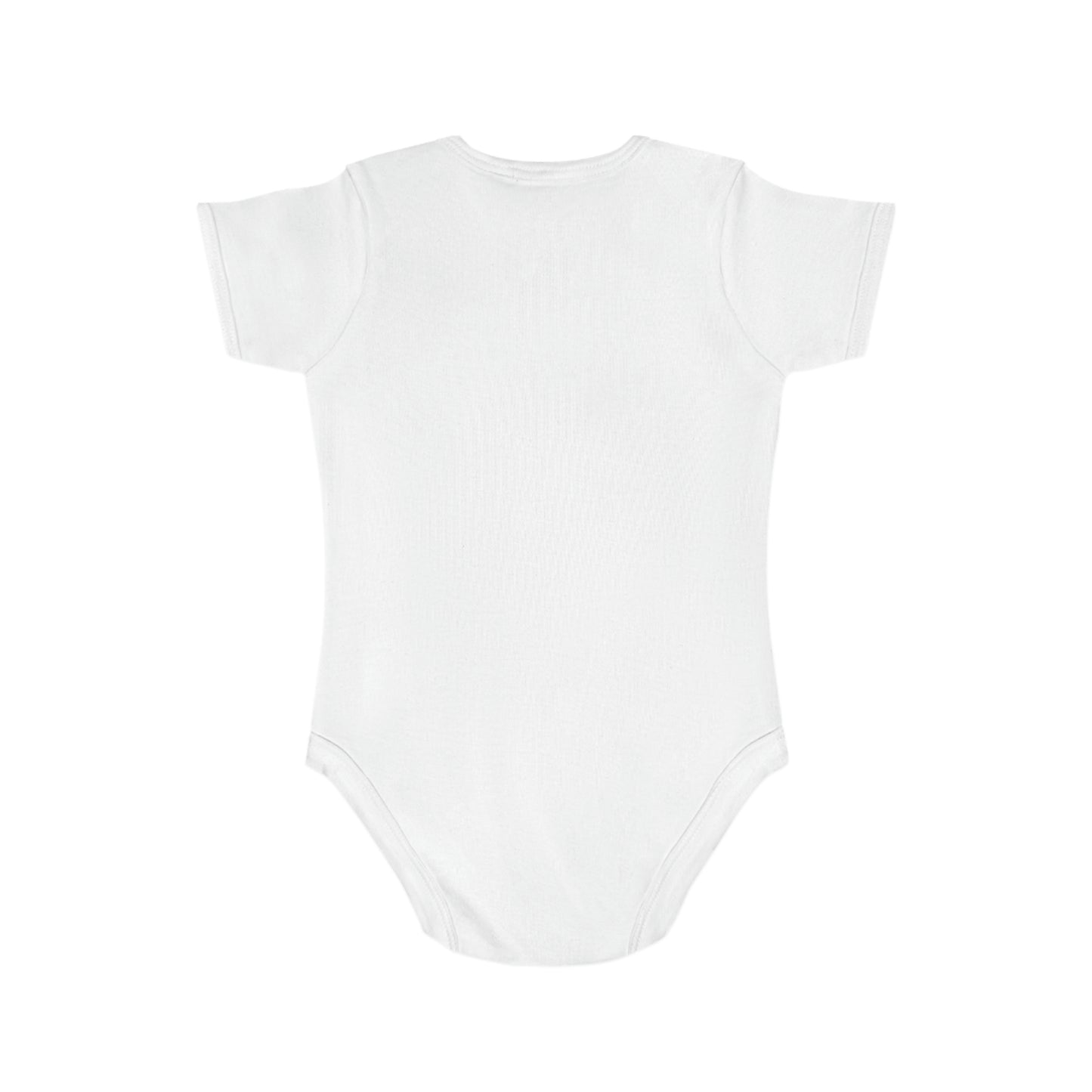 Top Hat Samoyed: Short Sleeve Baby Bodysuit