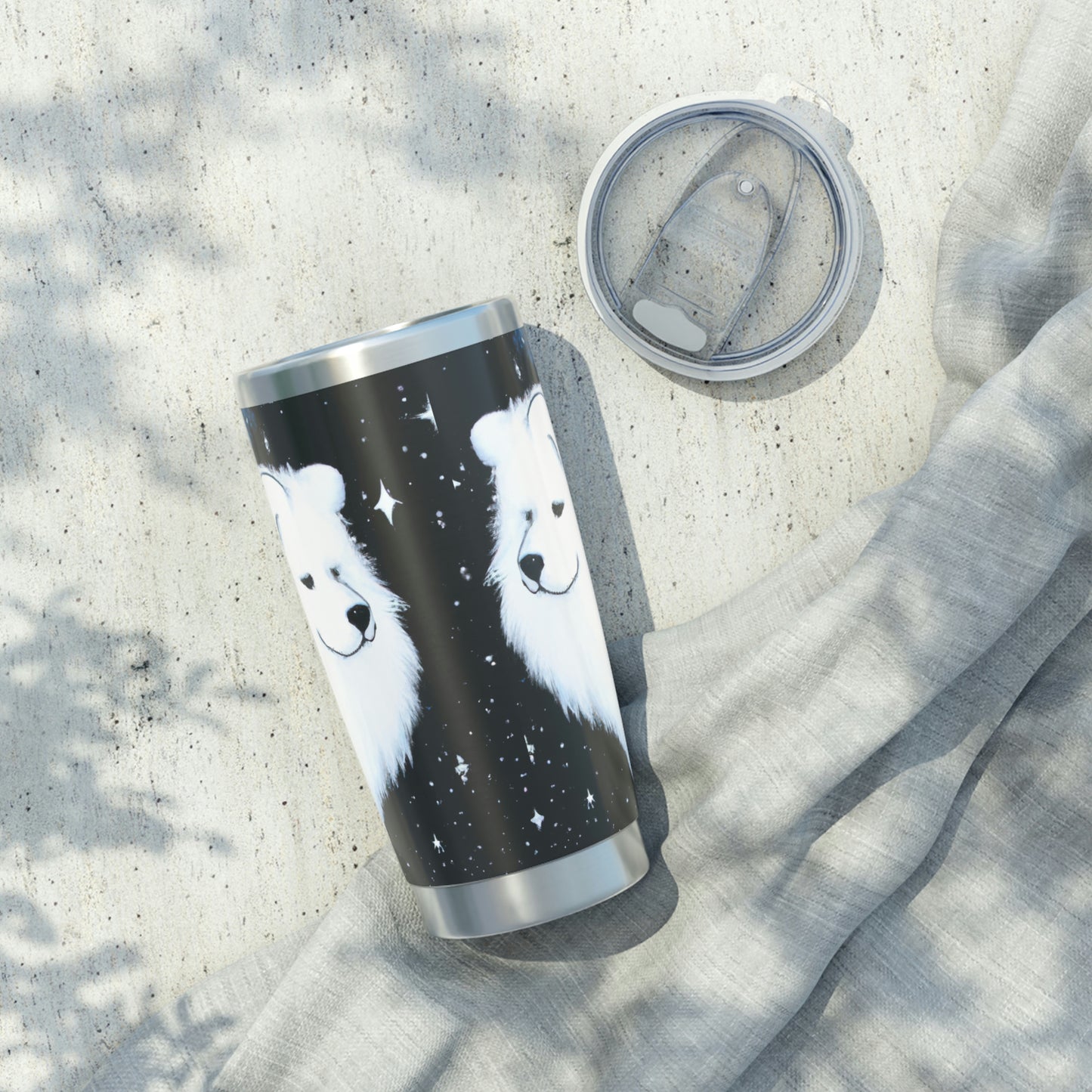 Stary Night Samoyed Vagabond 20oz Tumbler