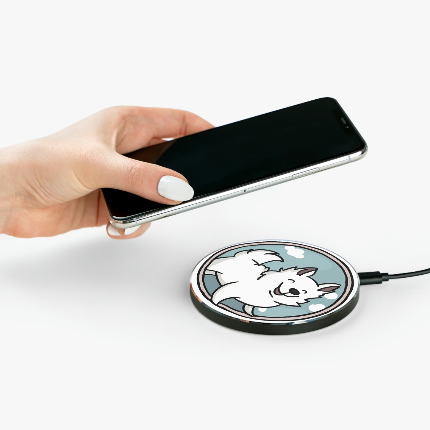 Samoyed Puppy Smile Wireless Charger