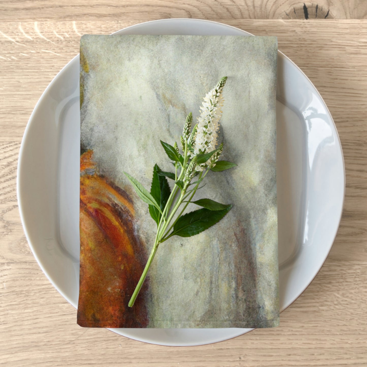 Fall Scene Samoyed Napkins