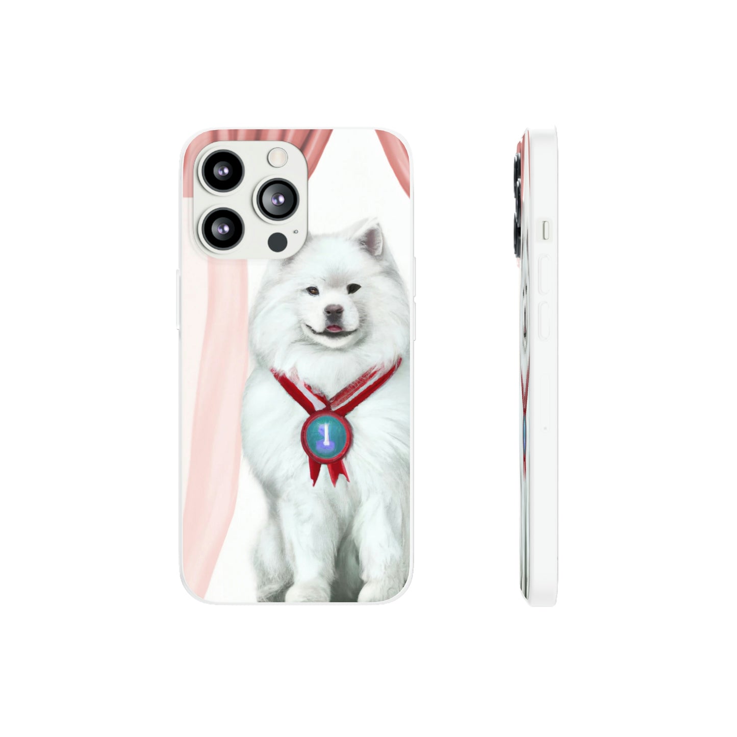 winner Samoyed Flexi iPhone Case