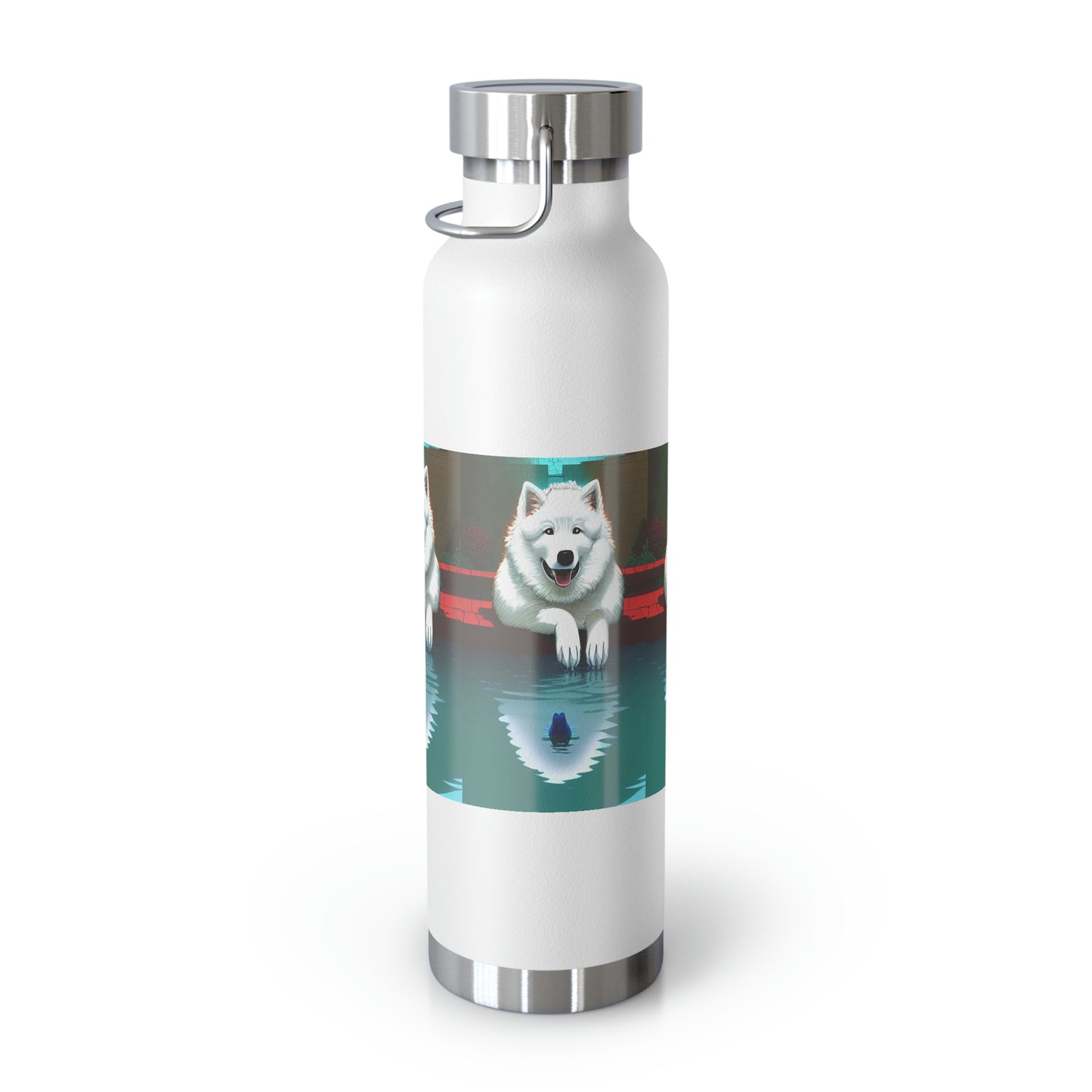 Samoyeds Reflections Copper Vacuum Insulated Bottle, 22oz