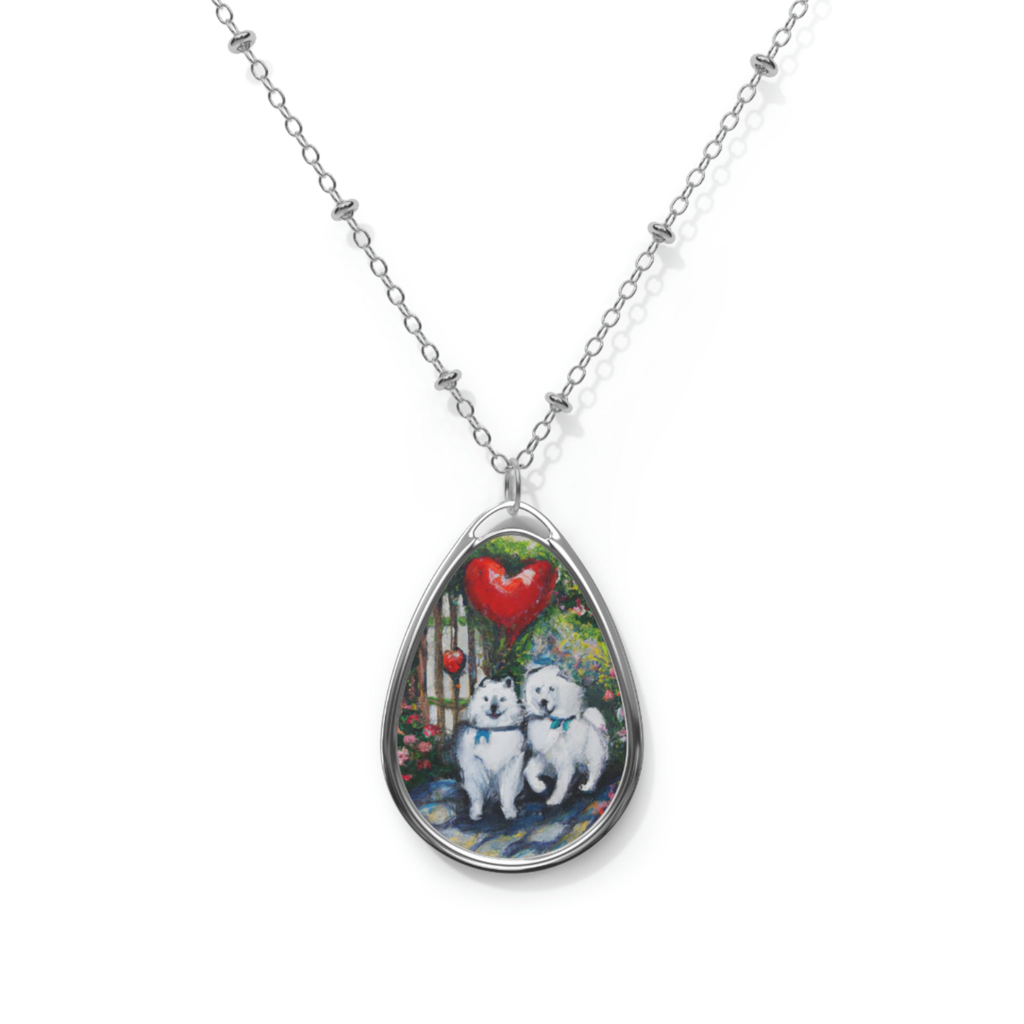 Samoyed necklace clearance