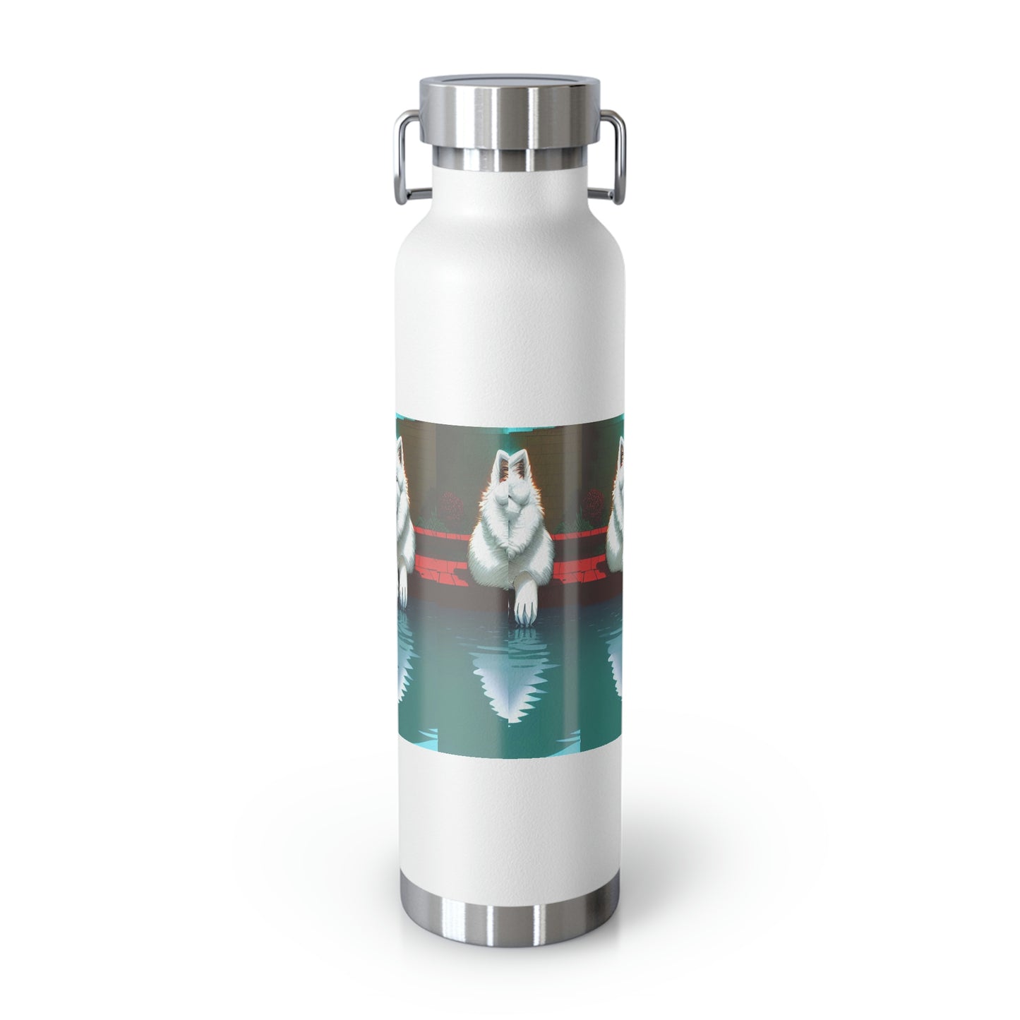 Samoyeds Reflections Copper Vacuum Insulated Bottle, 22oz