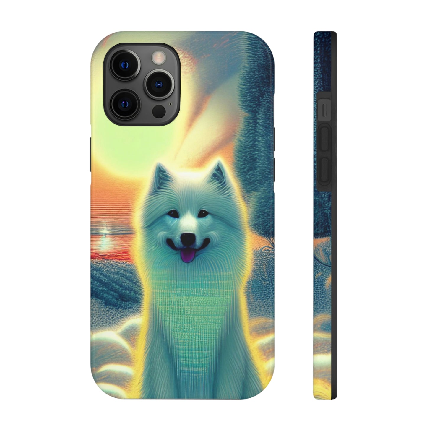 Samoyed Snow Angel Tough Phone Cases