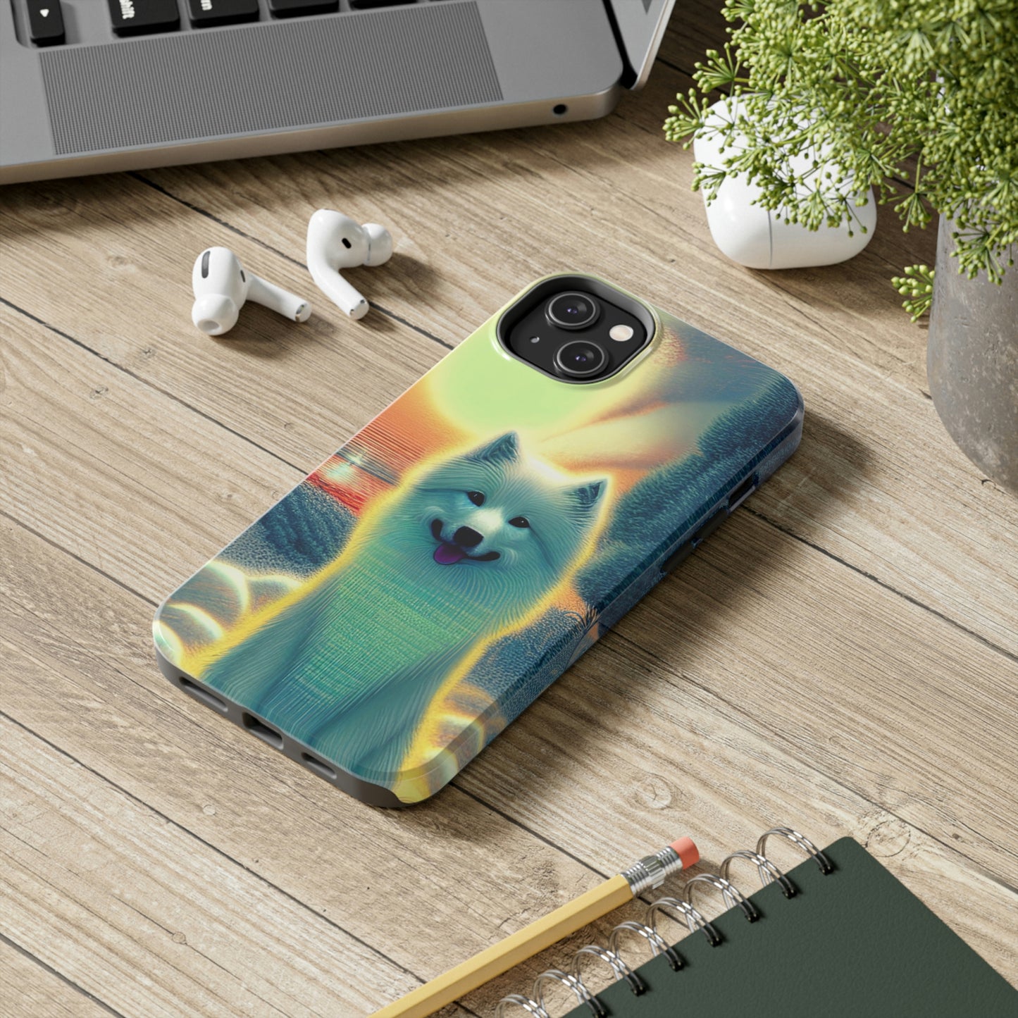 Samoyed Snow Angel Tough Phone Cases