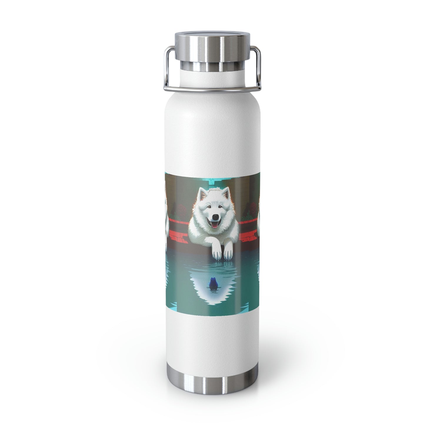 Samoyeds Reflections Copper Vacuum Insulated Bottle, 22oz