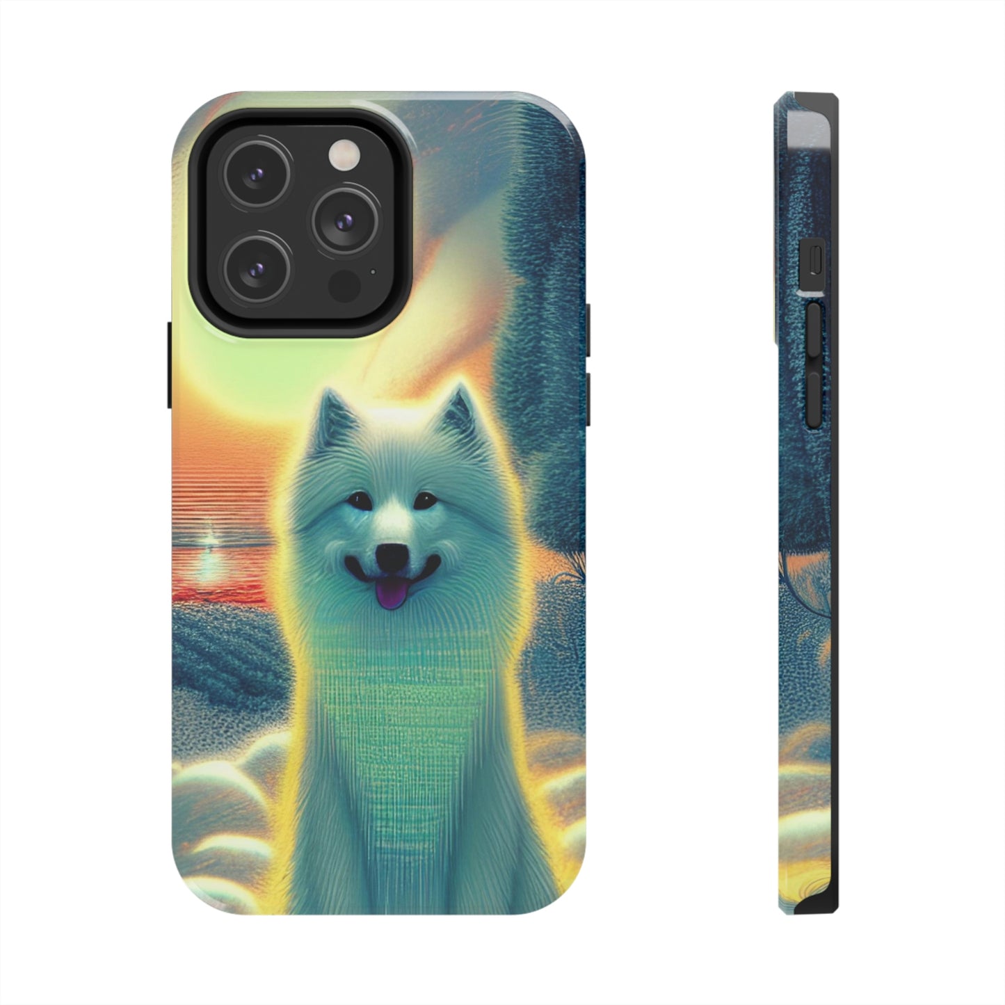 Samoyed Snow Angel Tough Phone Cases