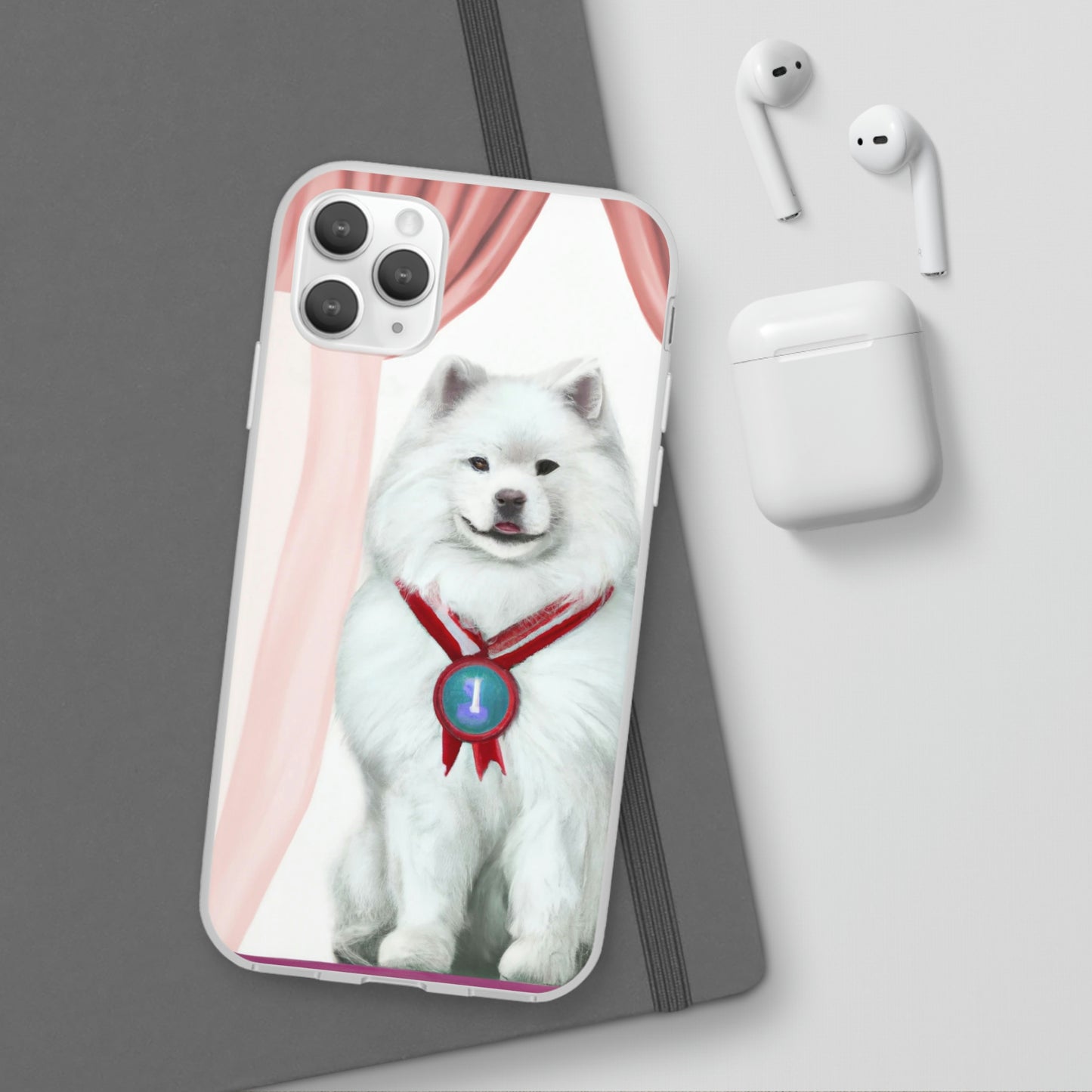 winner Samoyed Flexi iPhone Case