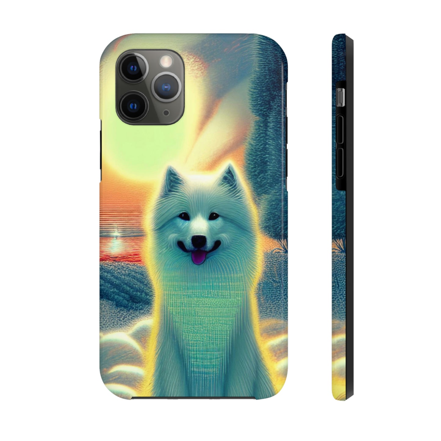 Samoyed Snow Angel Tough Phone Cases