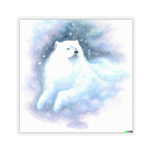 Galactic Samoyed Sticker