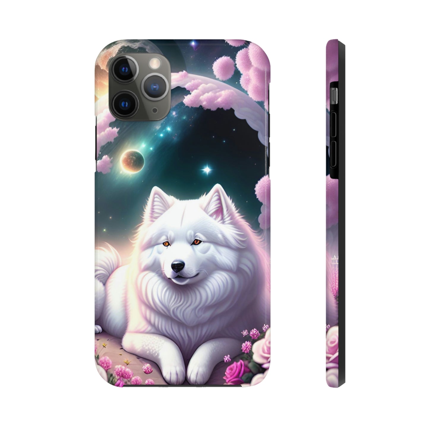 Galactic Samoyed Tough Phone Case