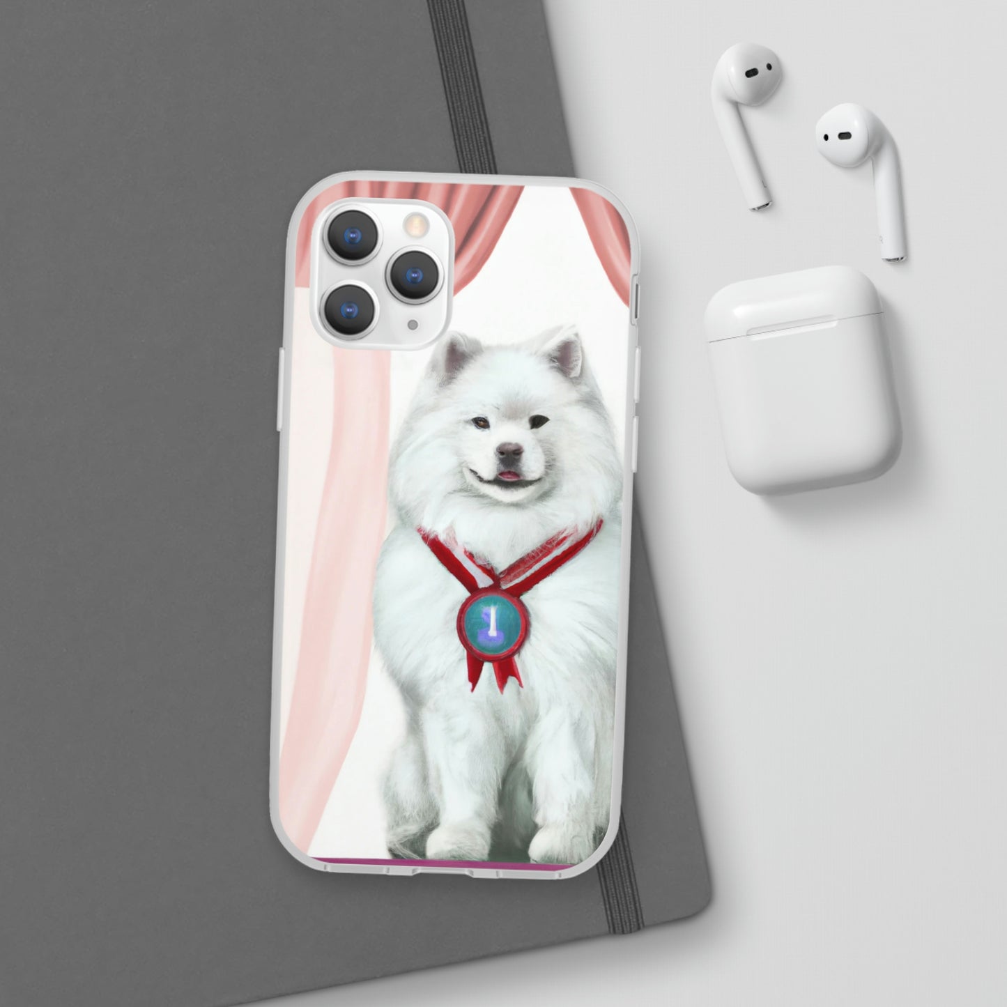 winner Samoyed Flexi iPhone Case