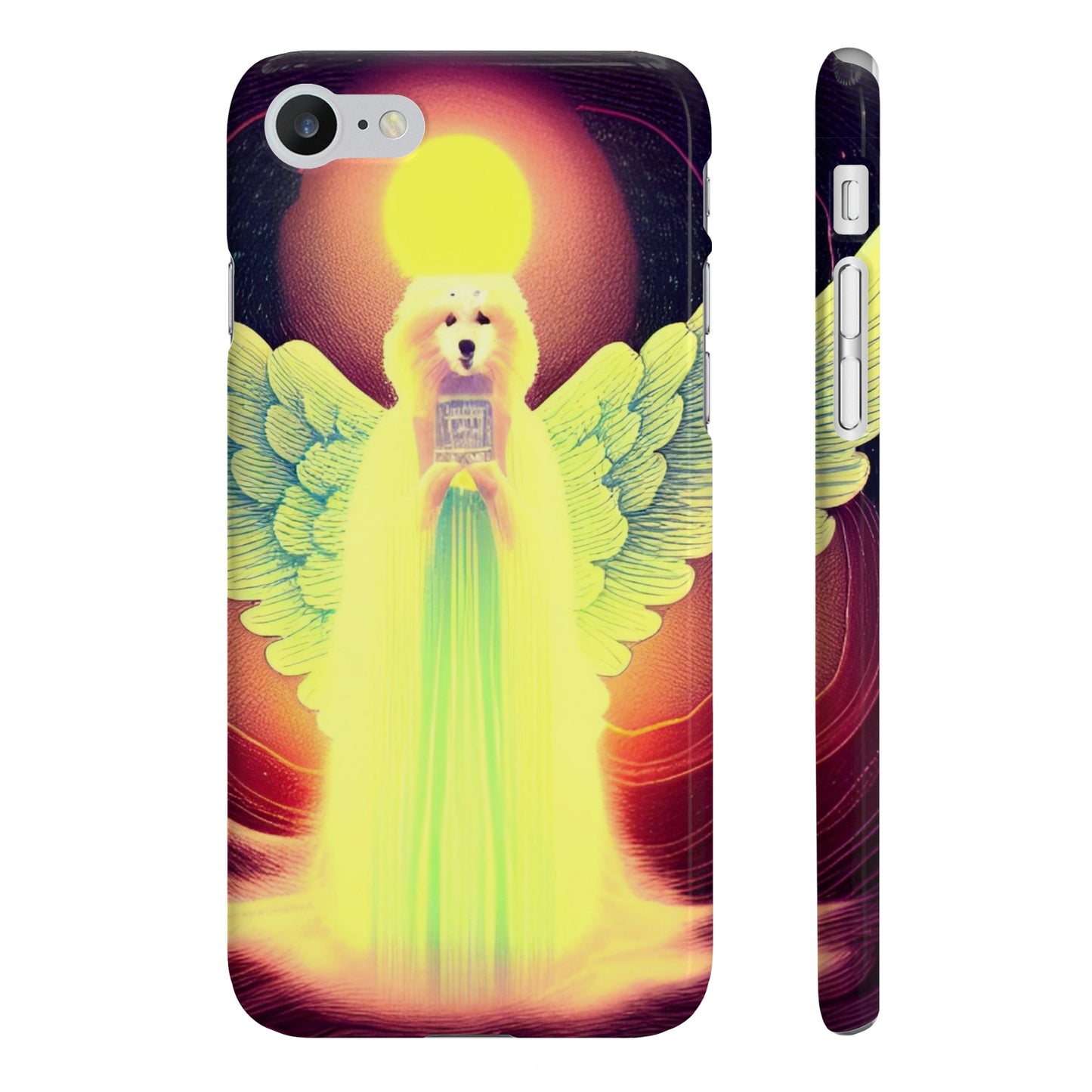 Samoyed Angel Slim Phone Case