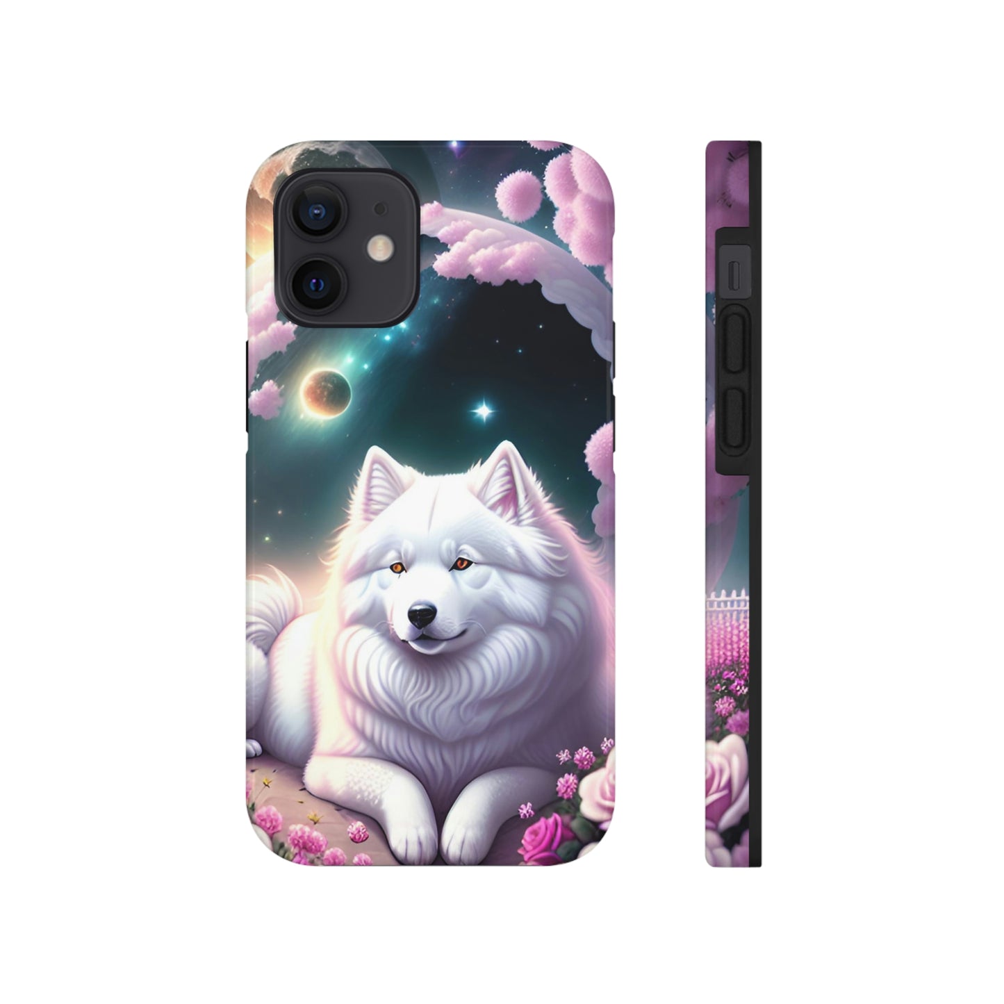 Galactic Samoyed Tough Phone Case