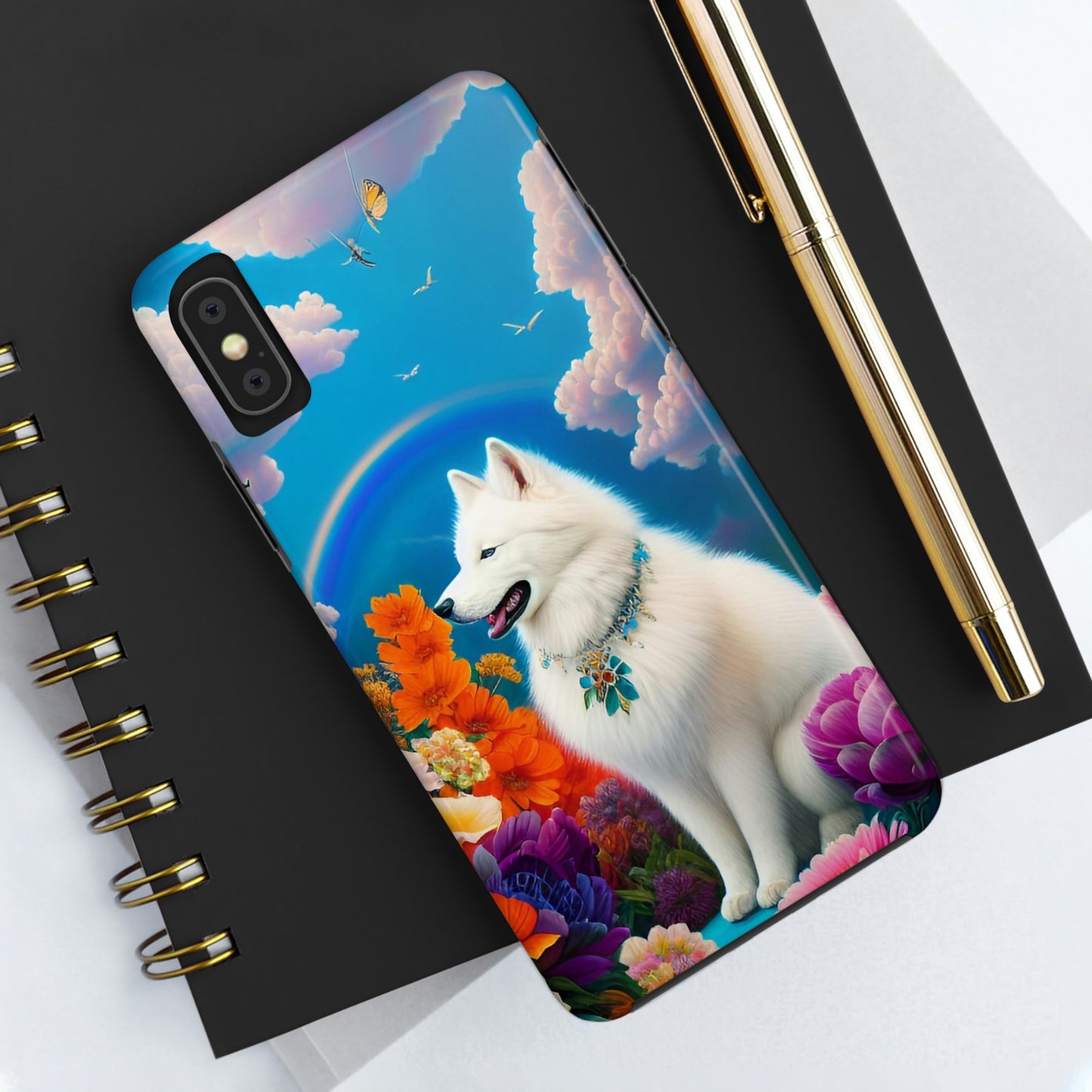 Pretty Princess Samoyed Tough Phone Case