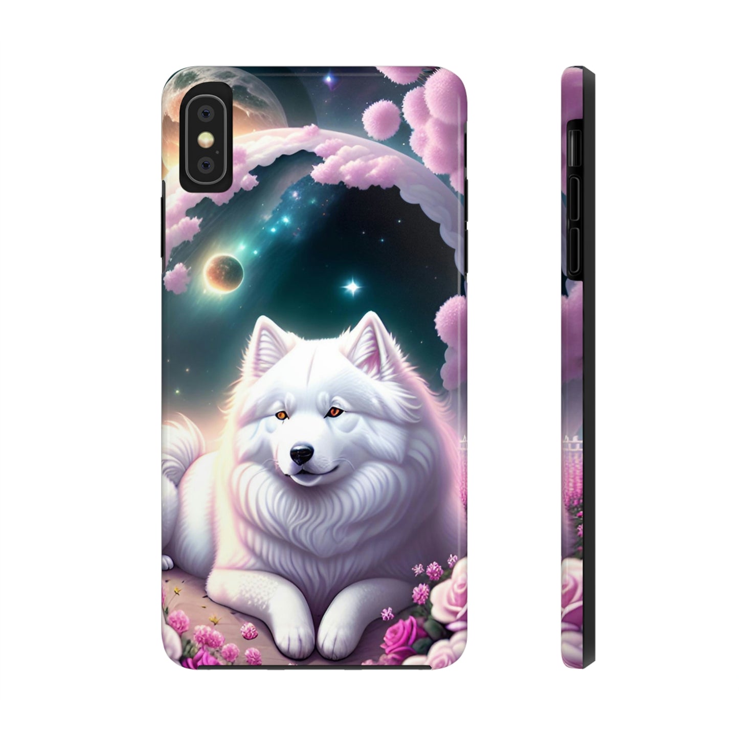 Galactic Samoyed Tough Phone Case