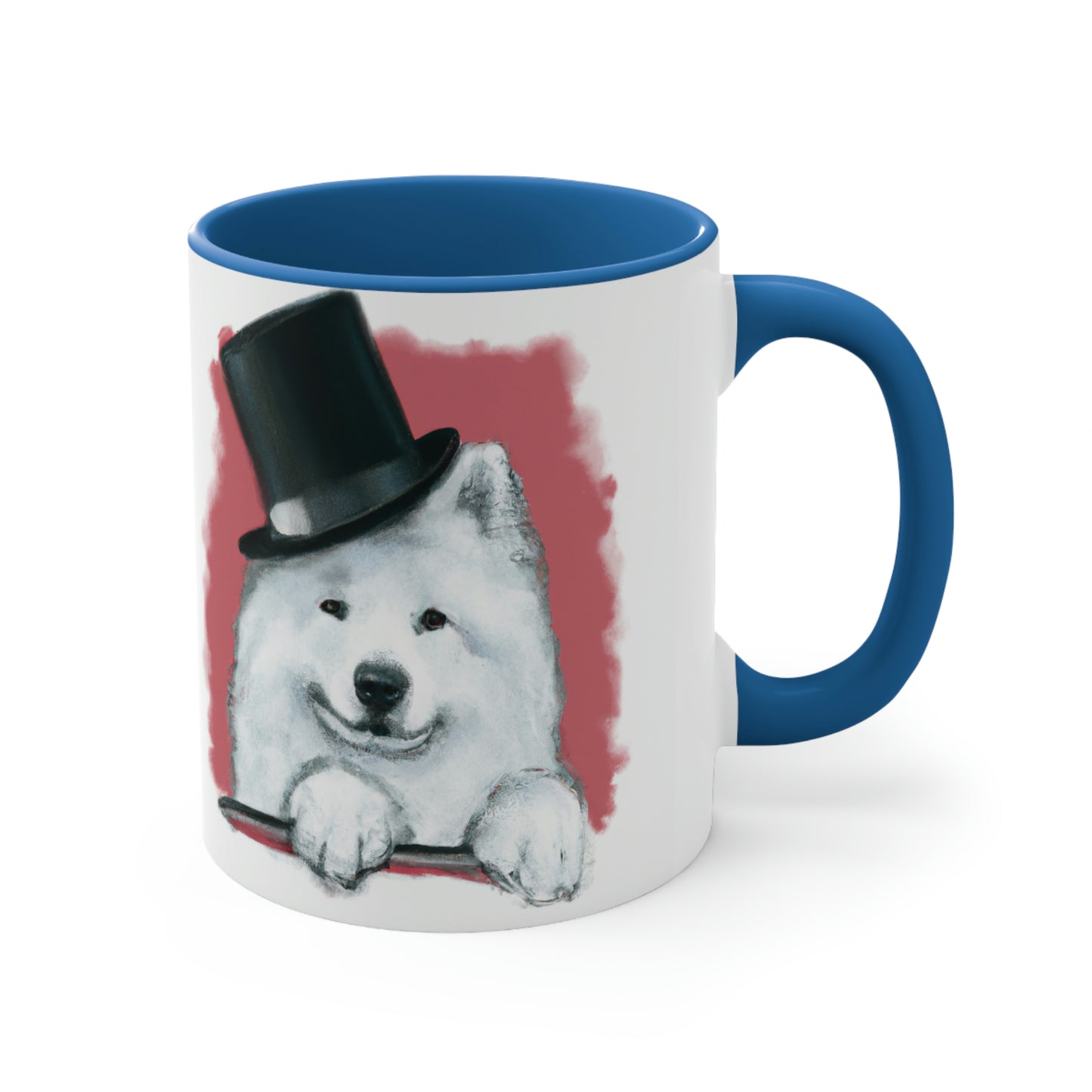 Top Hat Samoyed Coffee Mug, 11oz