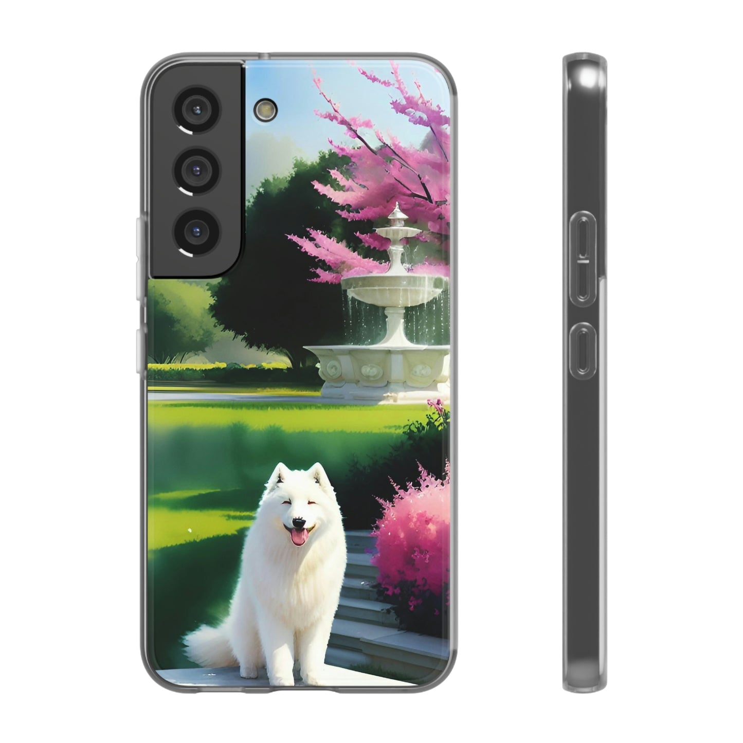 Spring Samoyed Flexi Case