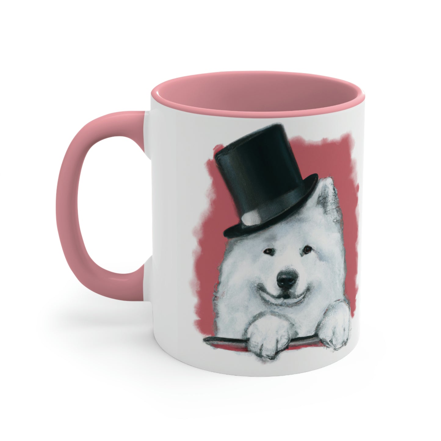 Top Hat Samoyed Coffee Mug, 11oz