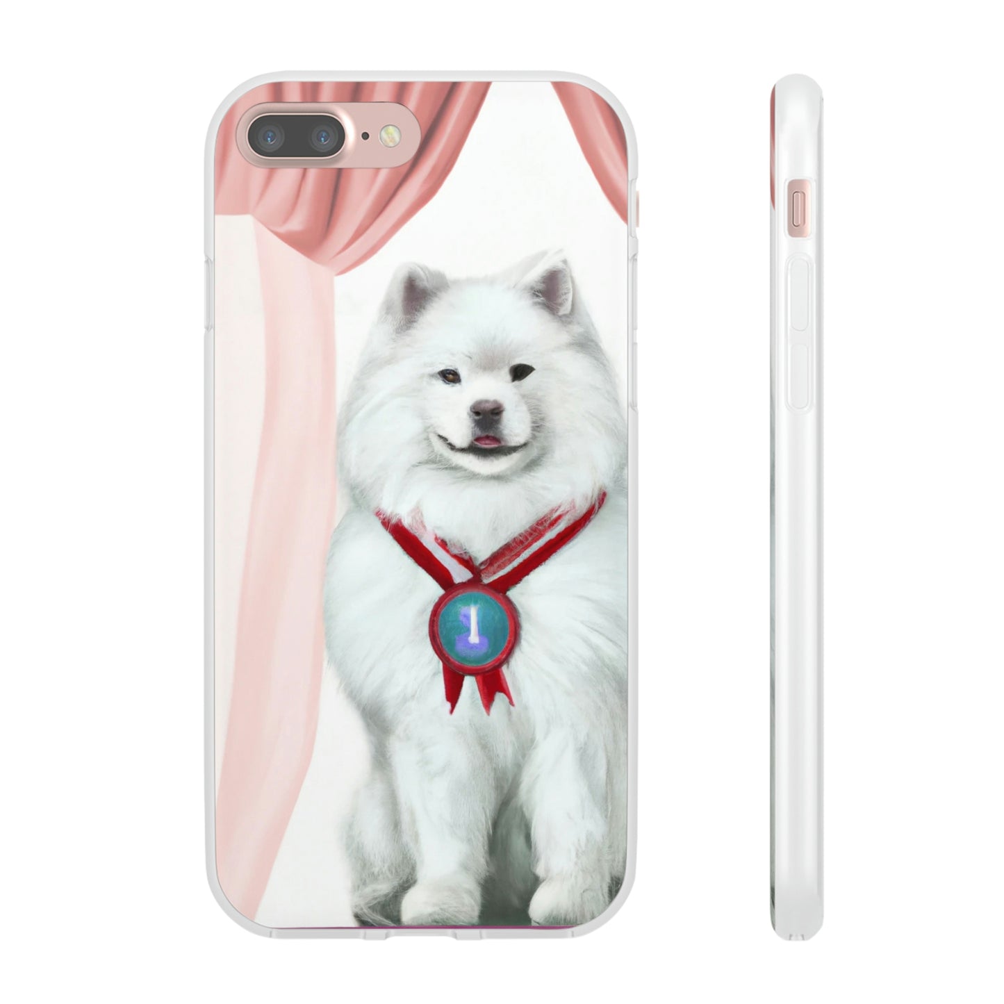 winner Samoyed Flexi iPhone Case