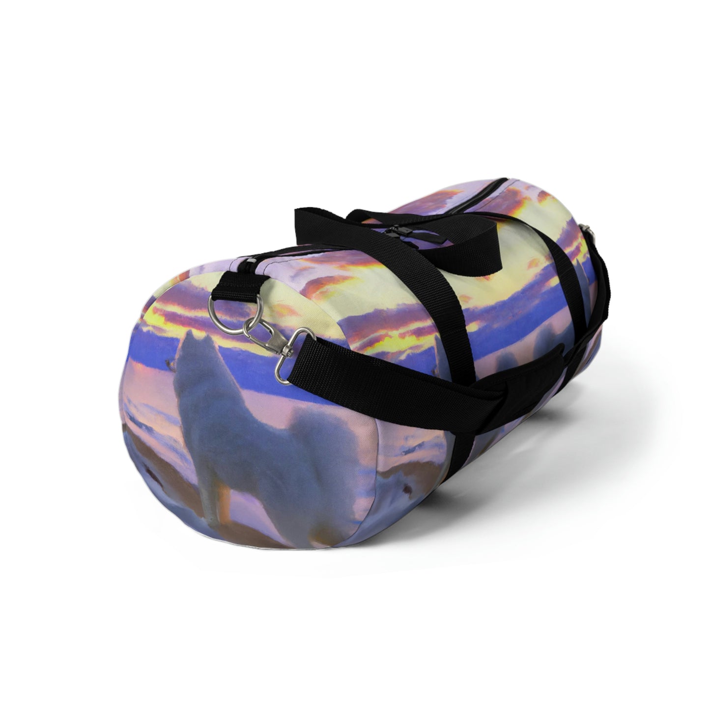 Sunset Samoyed Duffel Bag