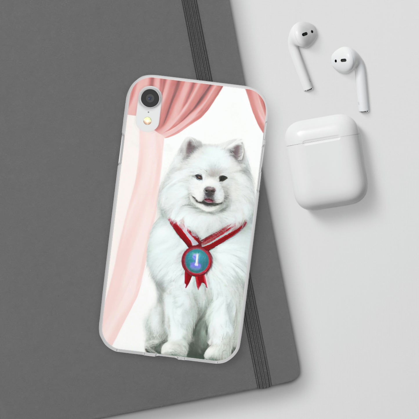 winner Samoyed Flexi iPhone Case