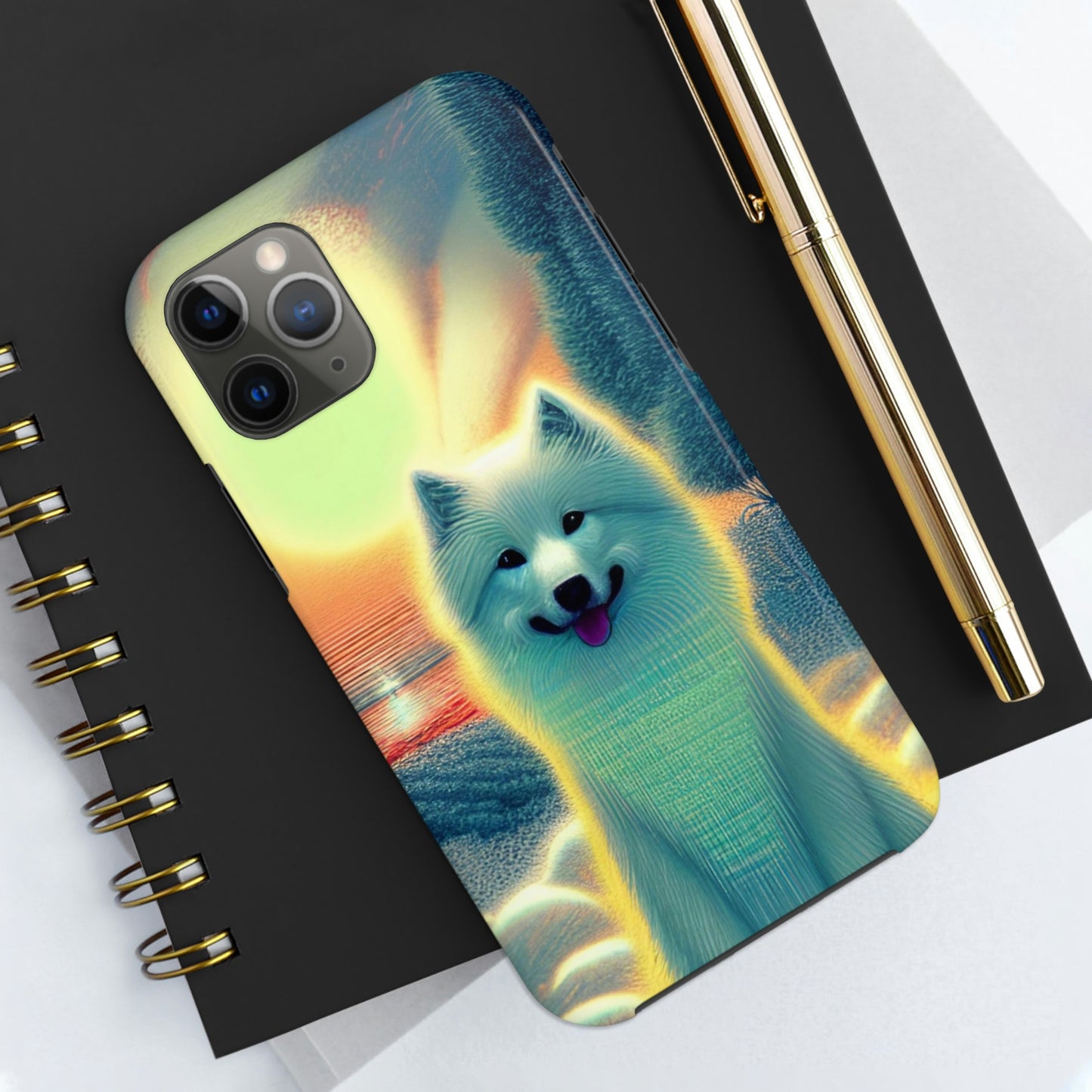 Samoyed Snow Angel Tough Phone Cases