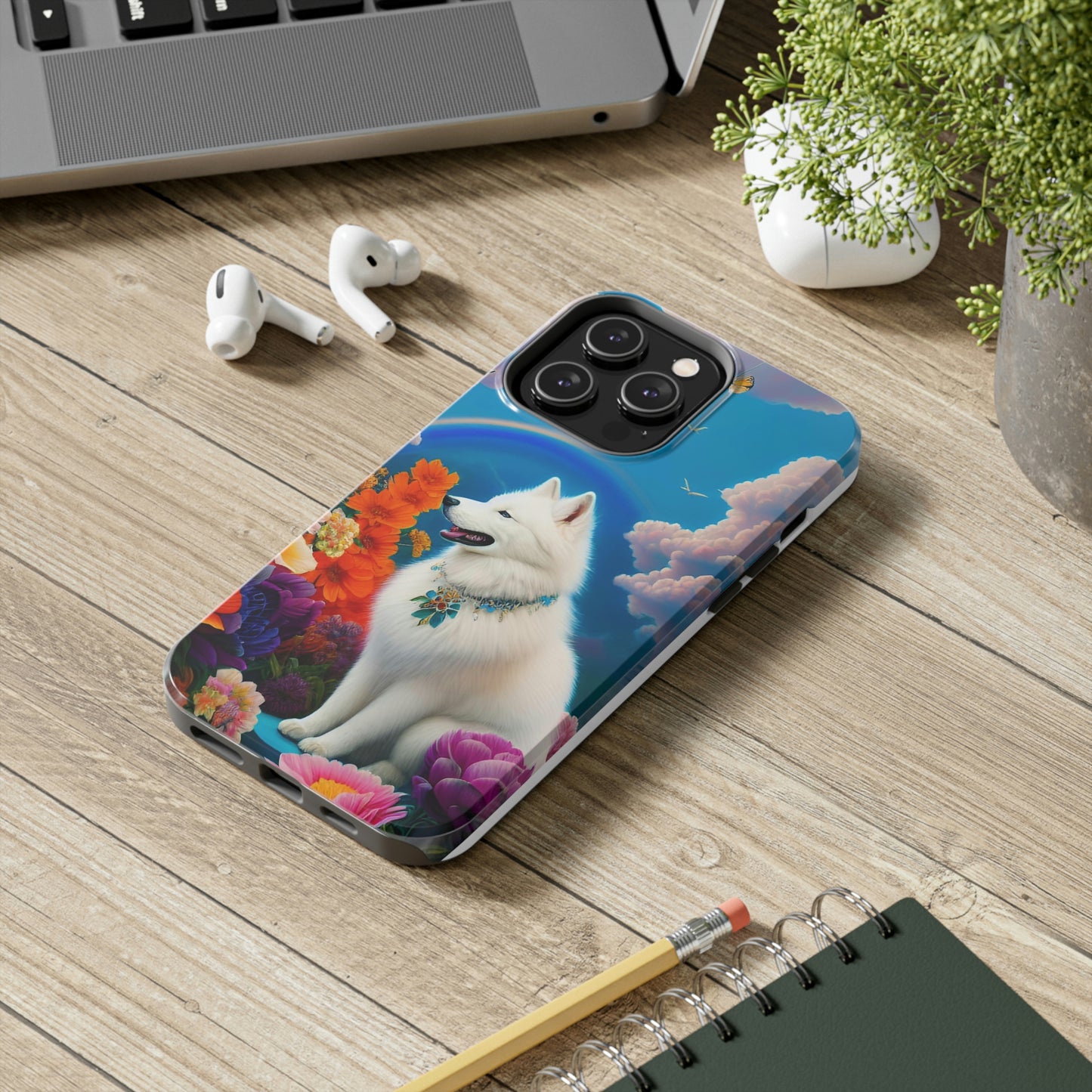 Pretty Princess Samoyed Tough Phone Case