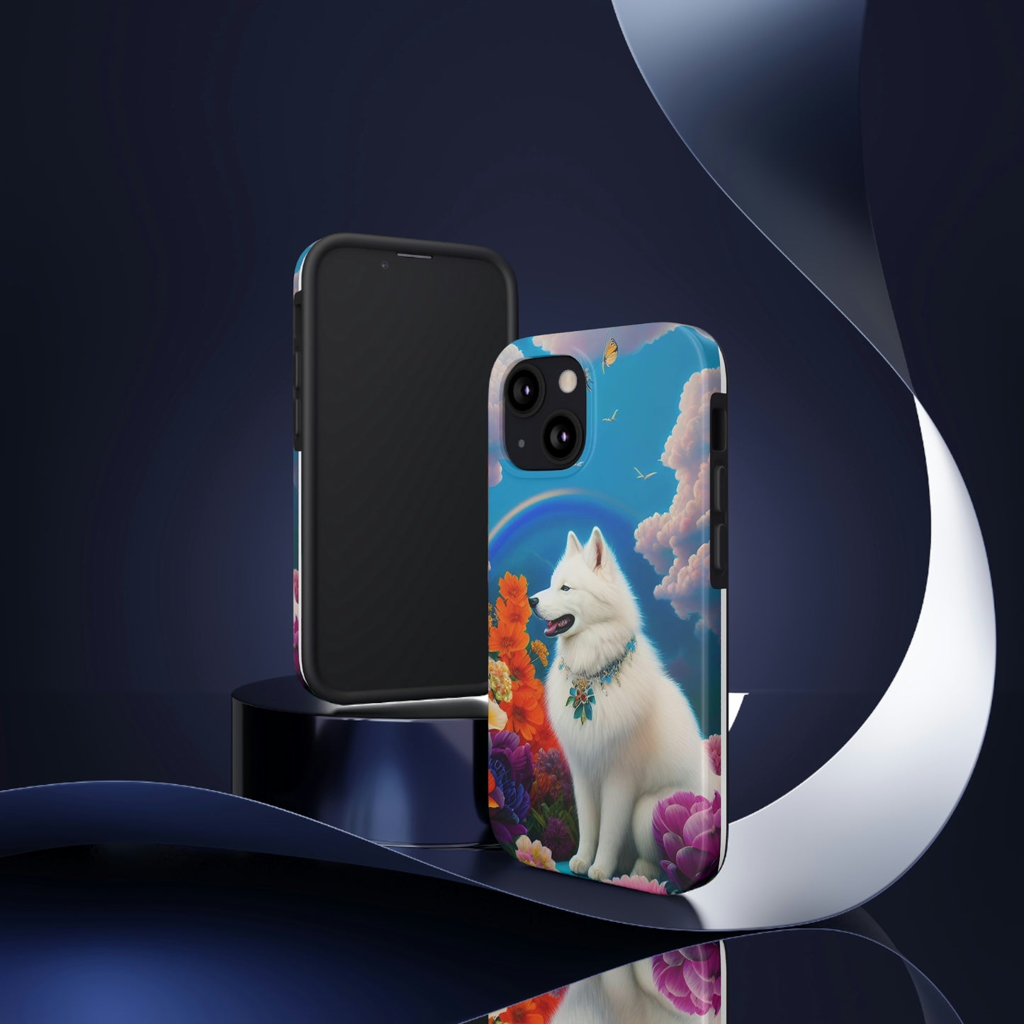 Pretty Princess Samoyed Tough Phone Case