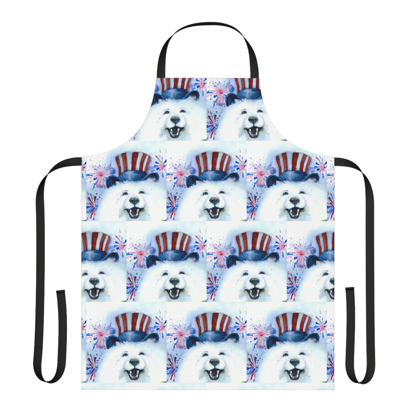 Uncle Sam Samoyed Apron