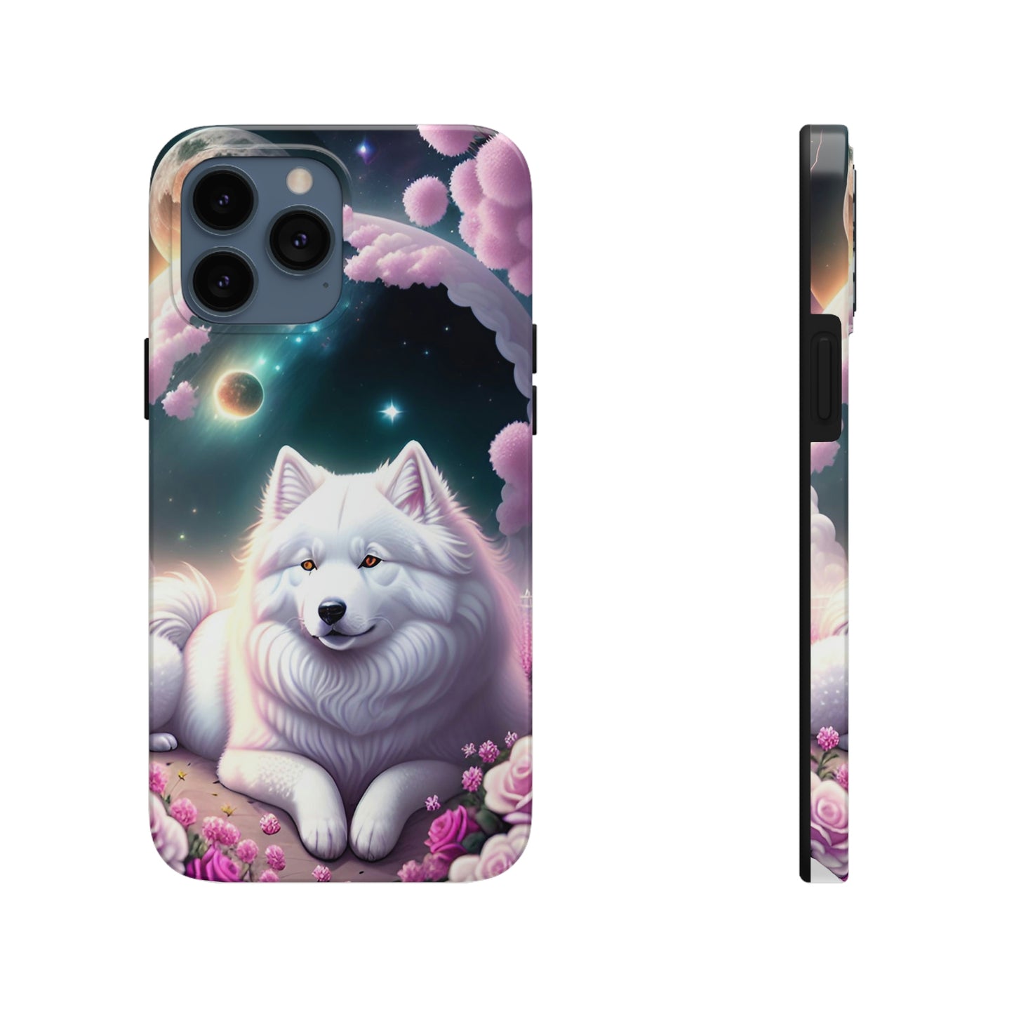 Galactic Samoyed Tough Phone Case