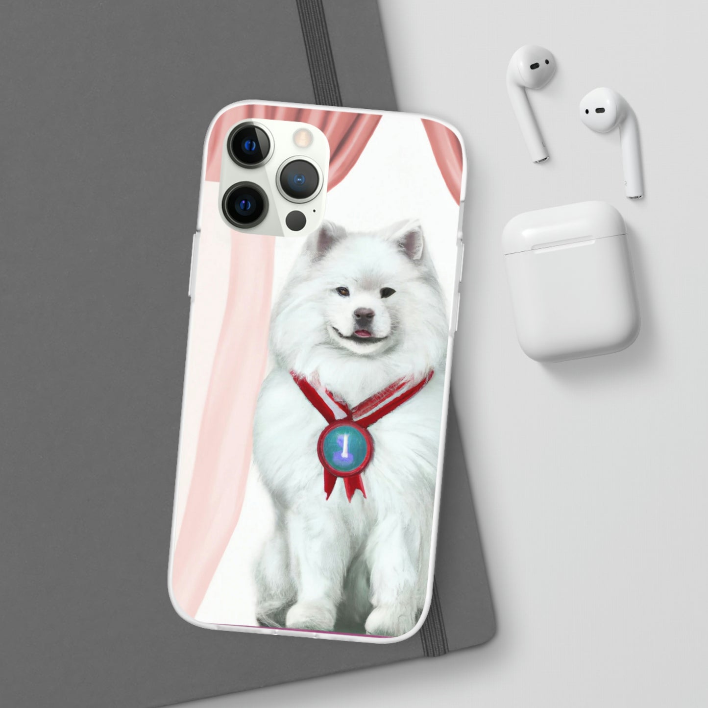 winner Samoyed Flexi iPhone Case