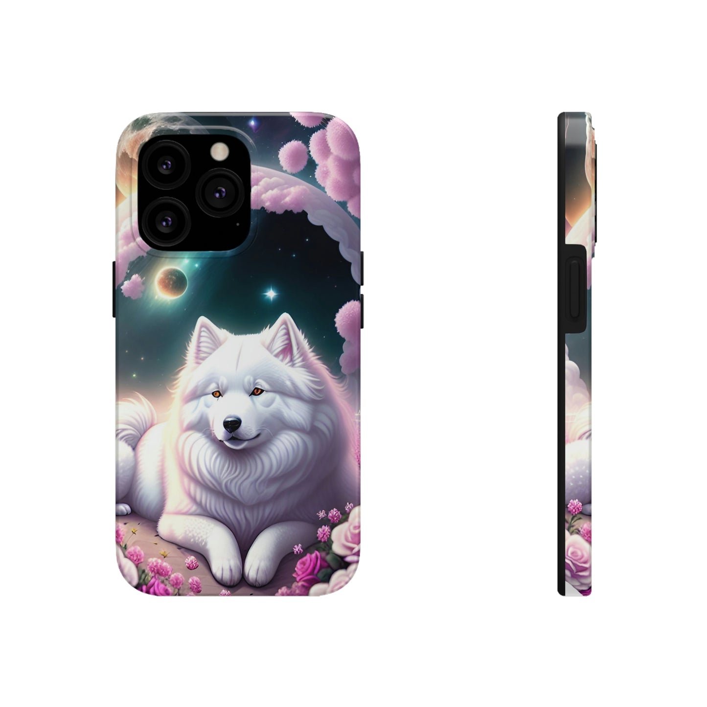 Galactic Samoyed Tough Phone Case