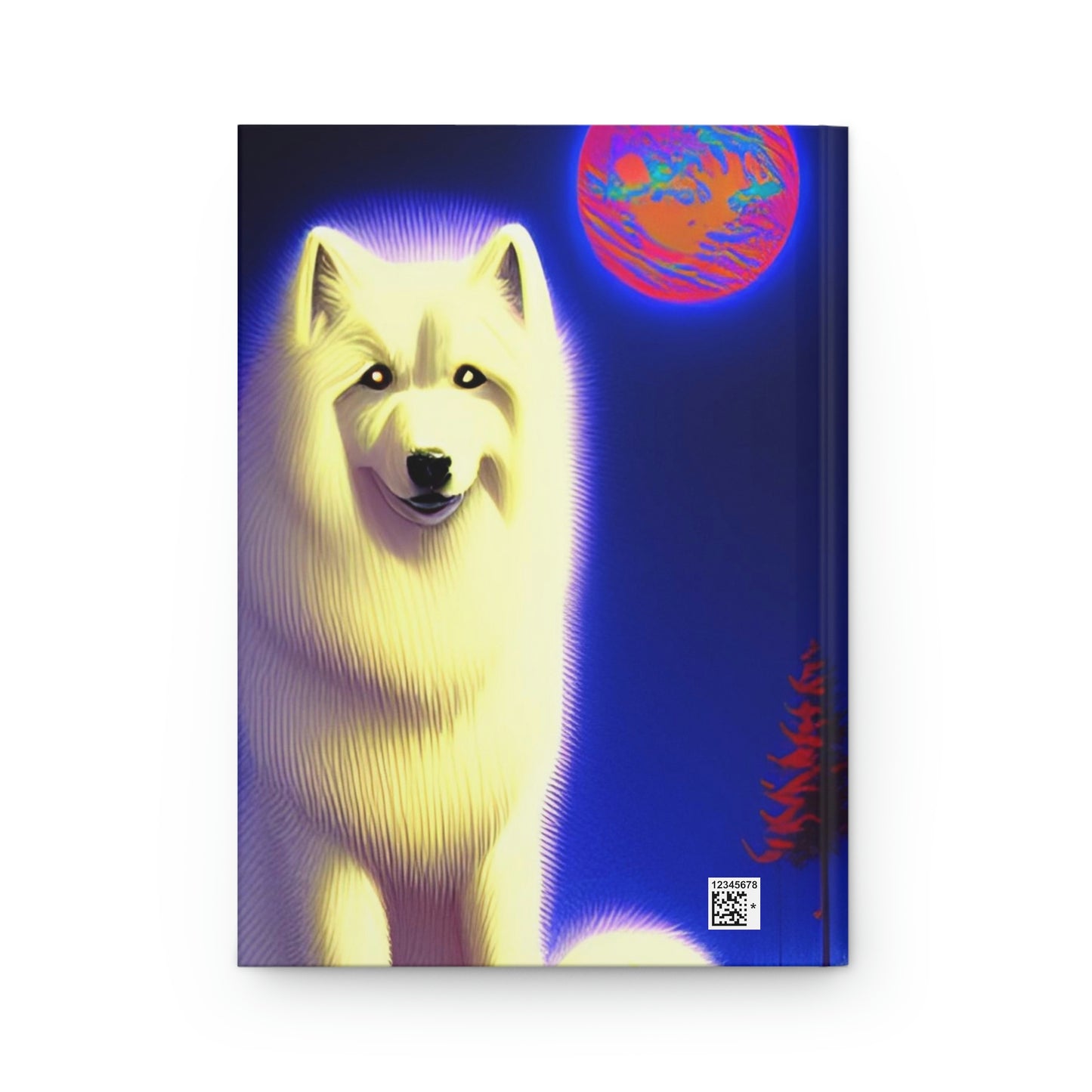 Solar Samoyed Hardcover Journal Matte