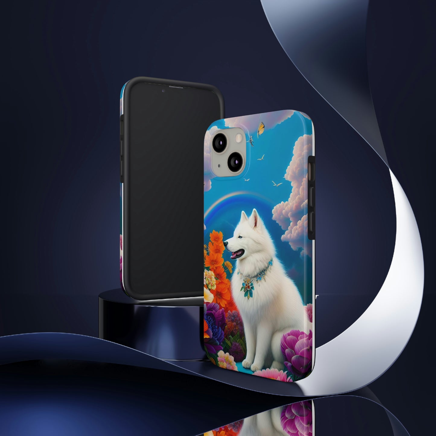 Pretty Princess Samoyed Tough Phone Case