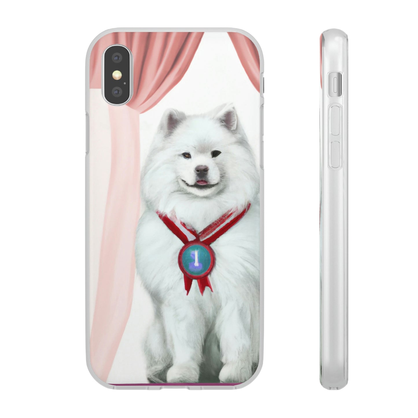 winner Samoyed Flexi iPhone Case