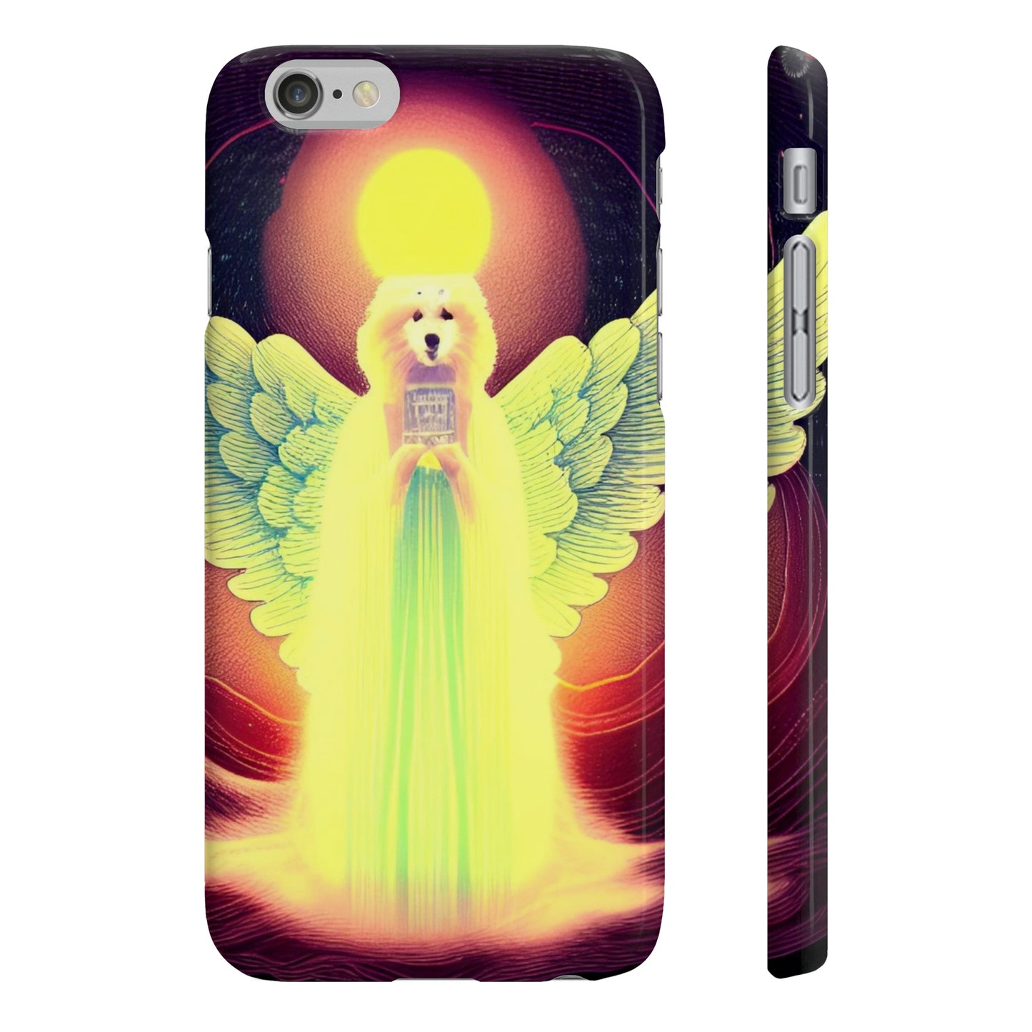 Samoyed Angel Slim Phone Case