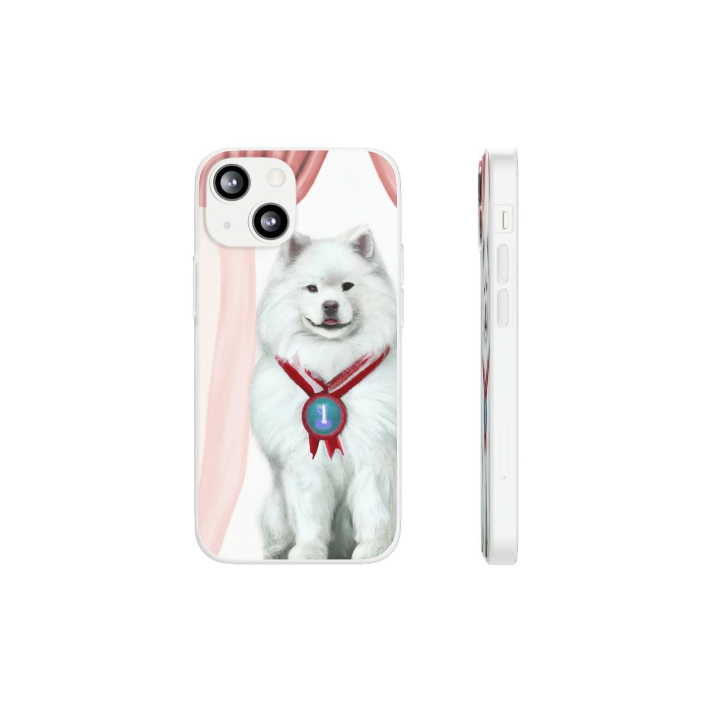 winner Samoyed Flexi iPhone Case