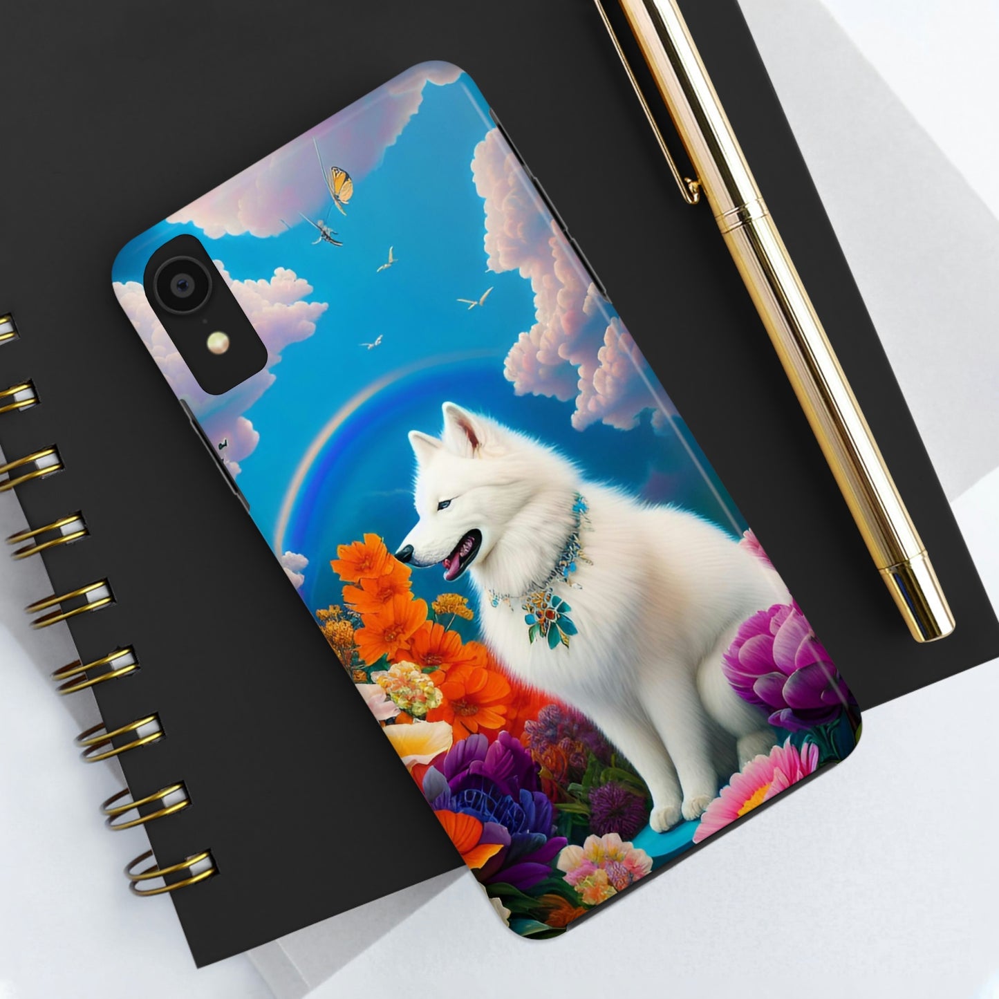 Pretty Princess Samoyed Tough Phone Case