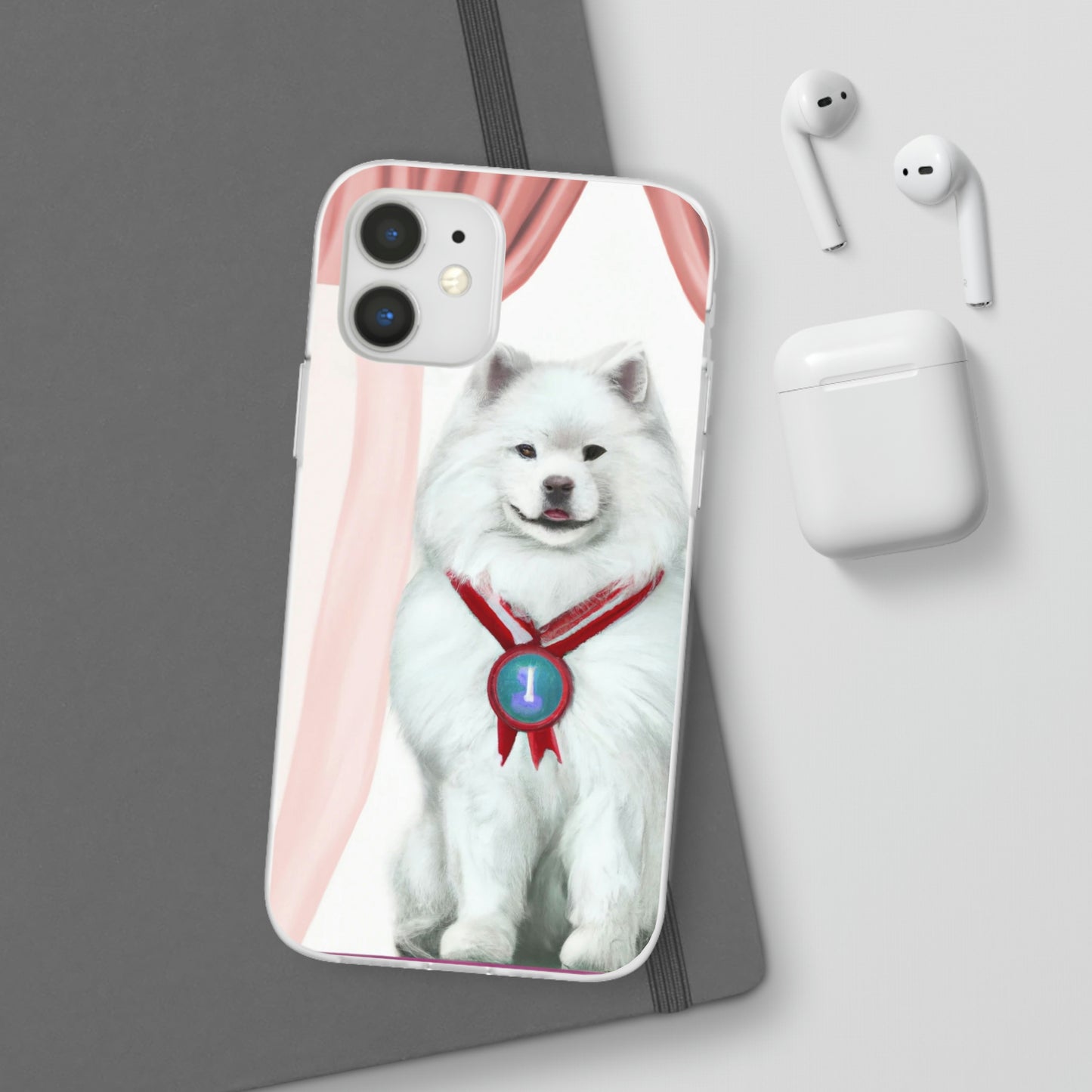 winner Samoyed Flexi iPhone Case