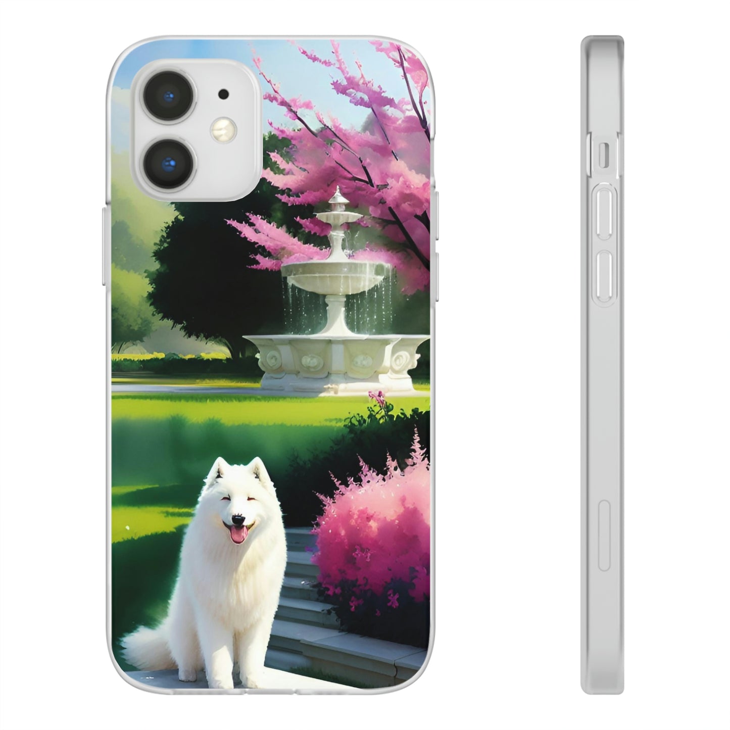 Spring Samoyed Flexi Case