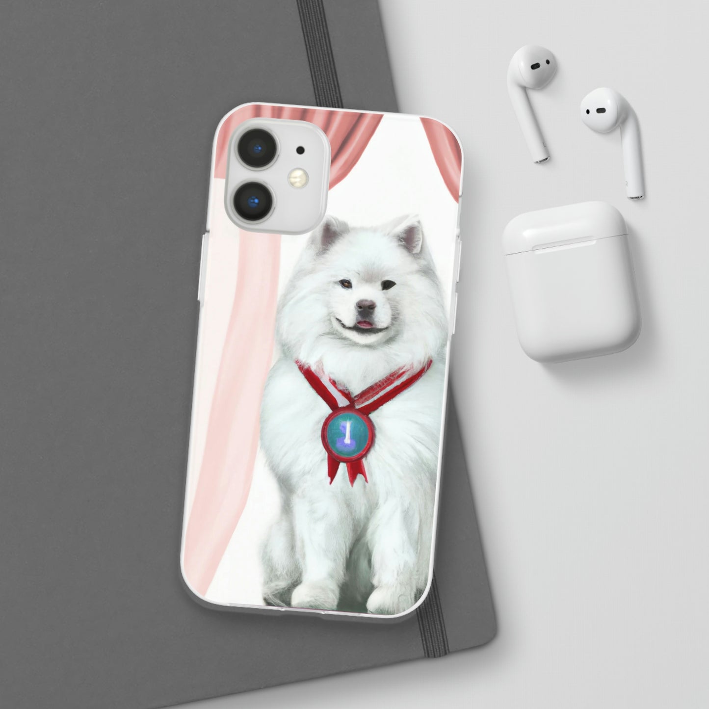 winner Samoyed Flexi iPhone Case