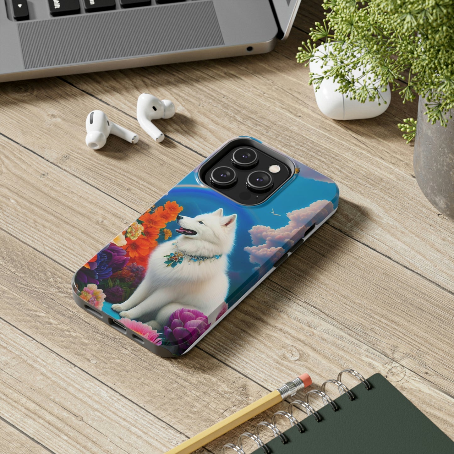 Pretty Princess Samoyed Tough Phone Case