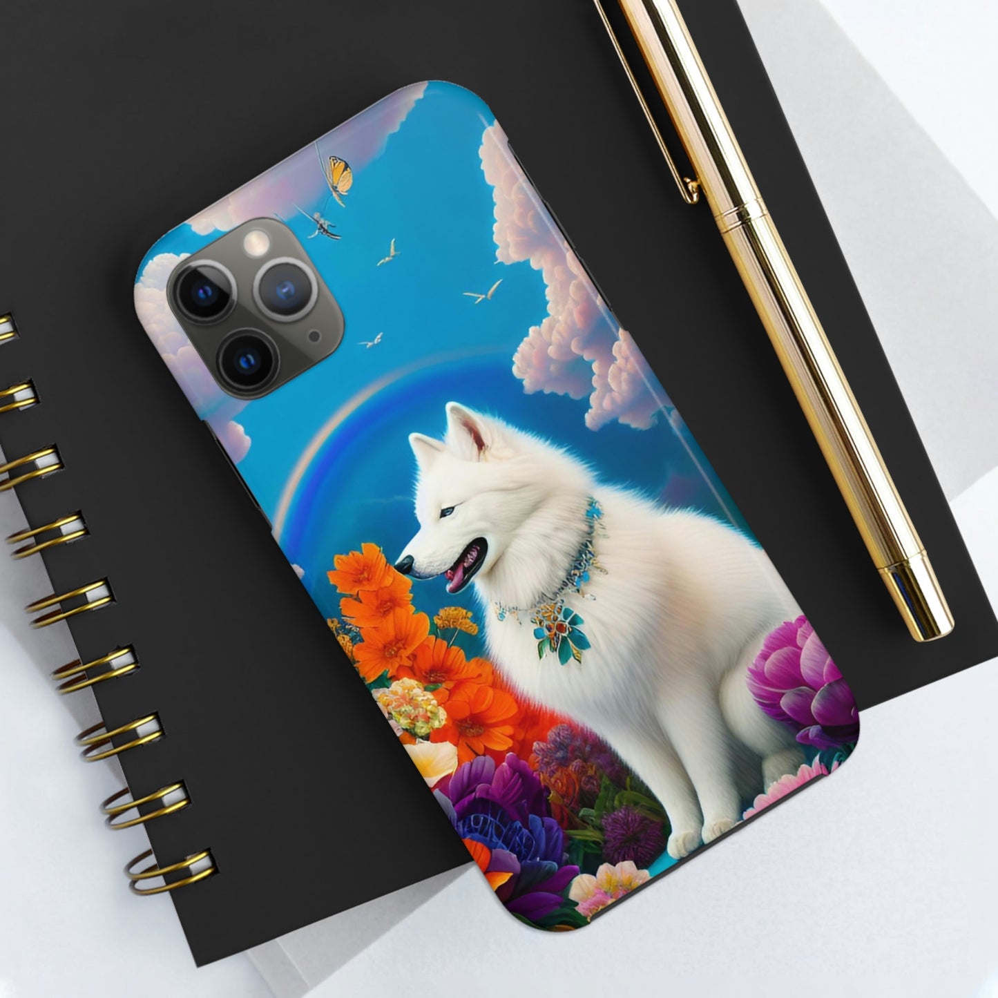 Pretty Princess Samoyed Tough Phone Case