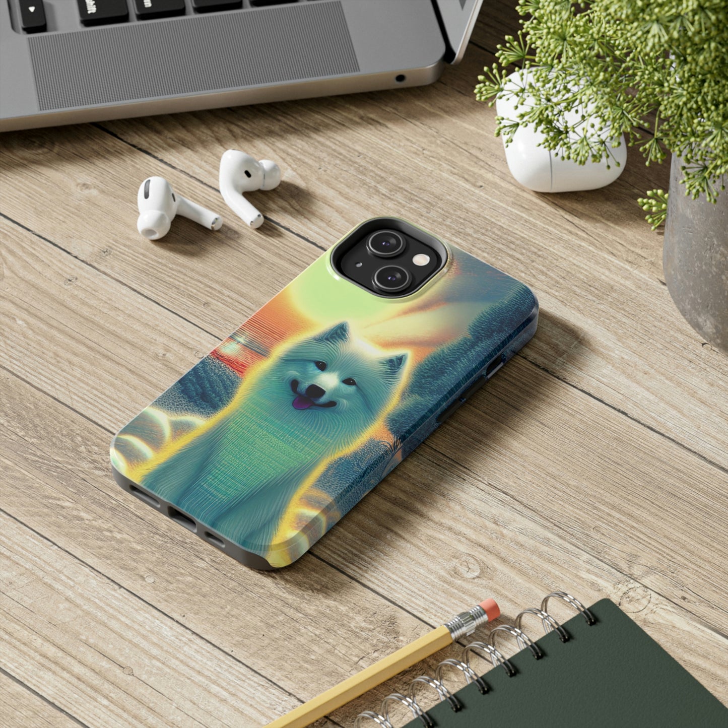 Samoyed Snow Angel Tough Phone Cases