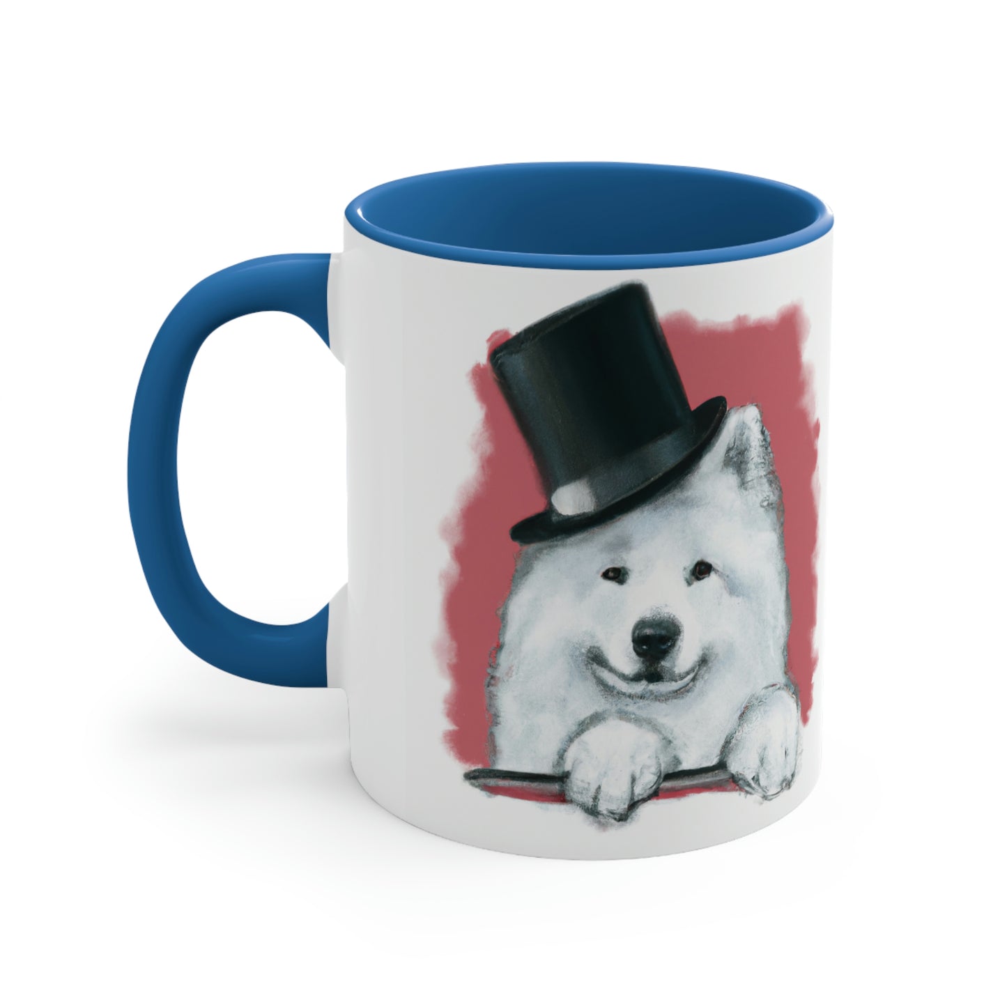 Top Hat Samoyed Coffee Mug, 11oz