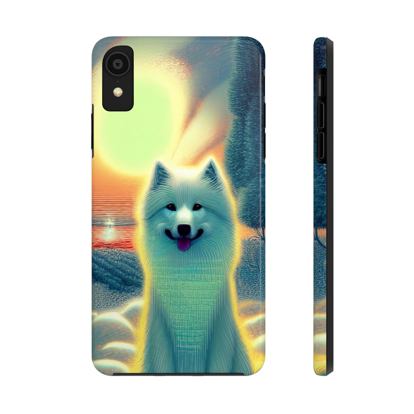 Samoyed Snow Angel Tough Phone Cases